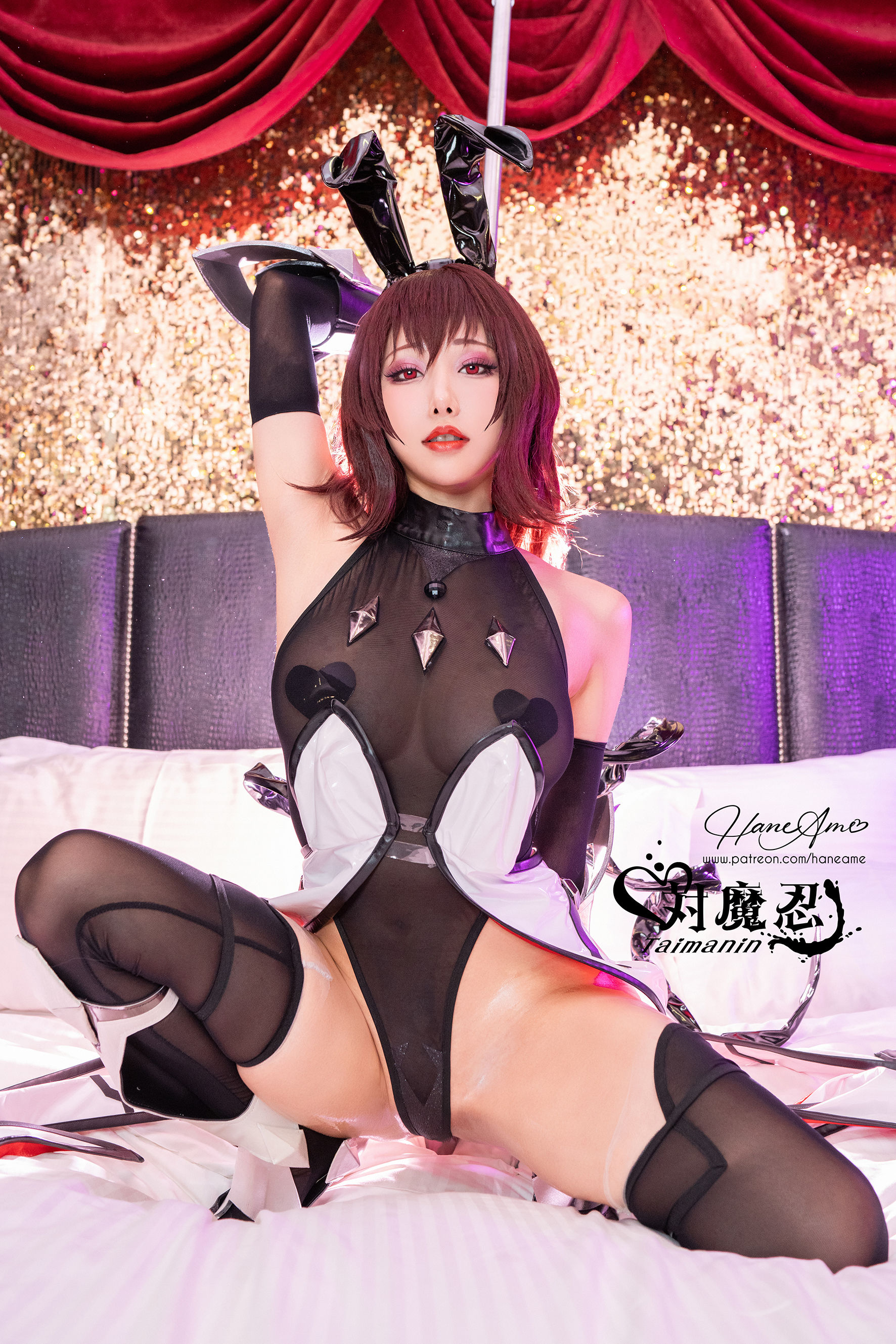 [福利COS] Hane Ame 雨波写真 - 對魔忍 不知火 OFFICAL第1张