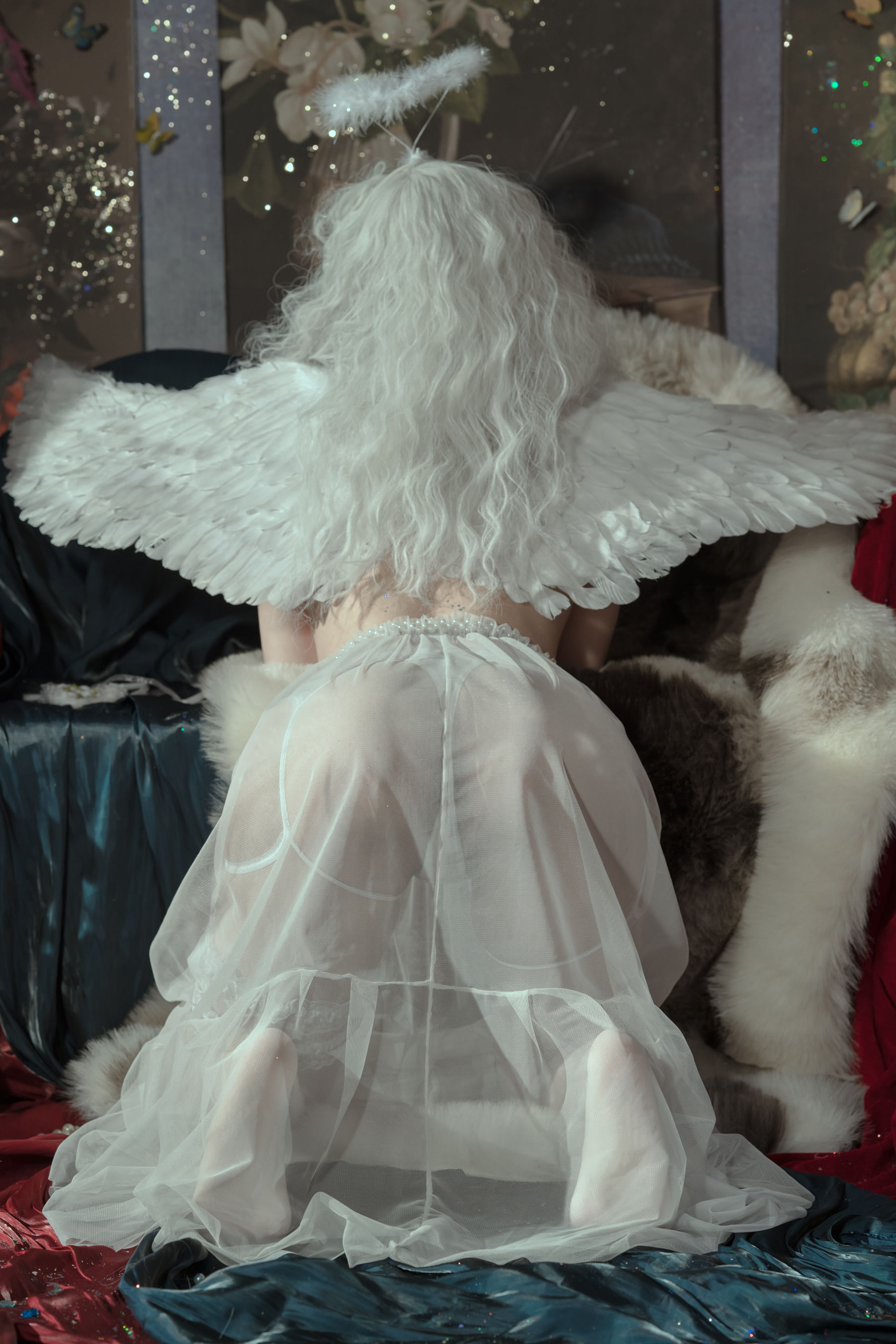 [福利COS] 云溪溪 - 奶桃桃 N44天使第3张