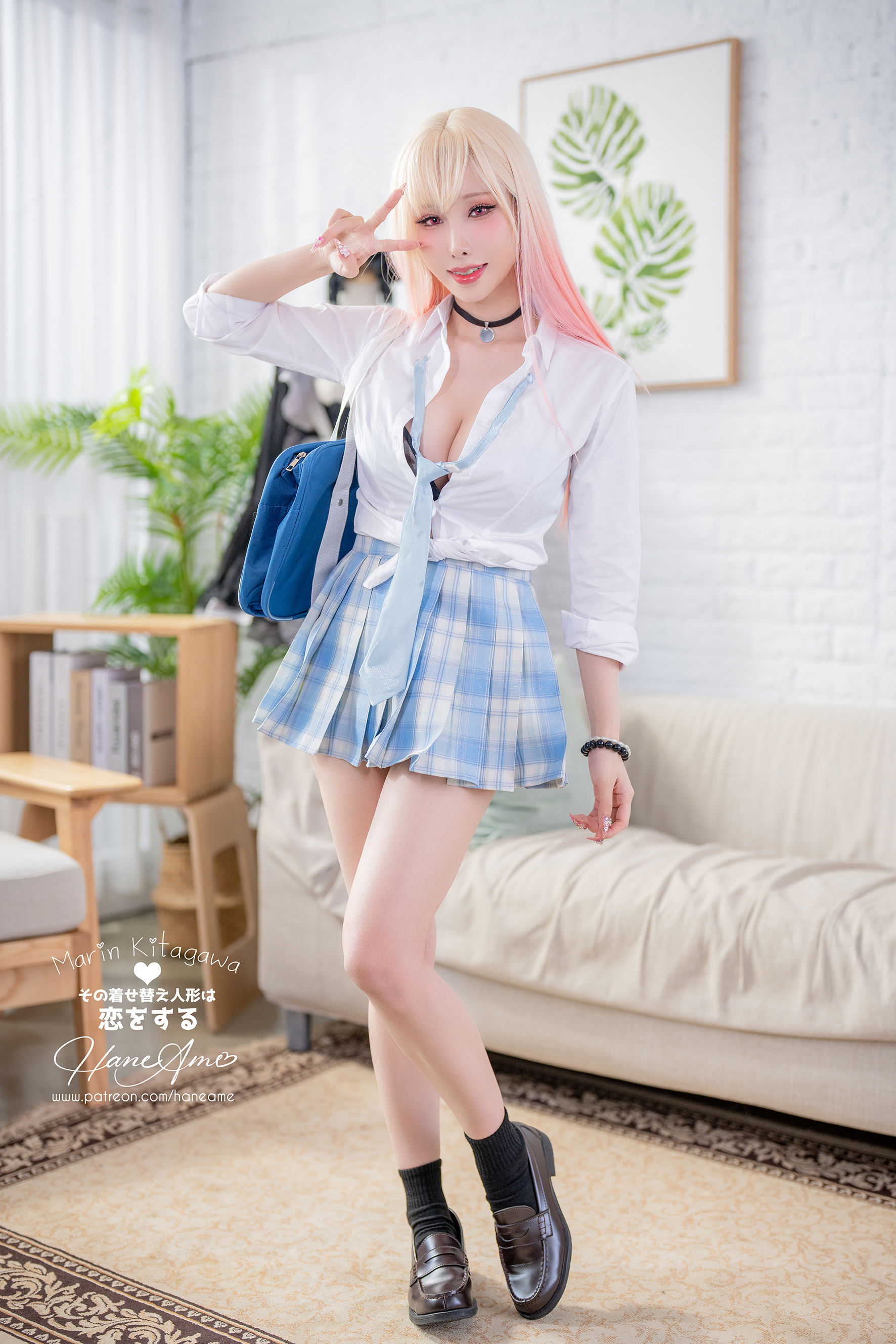 [福利COS] Hane Ame 雨波写真 - JK第9张