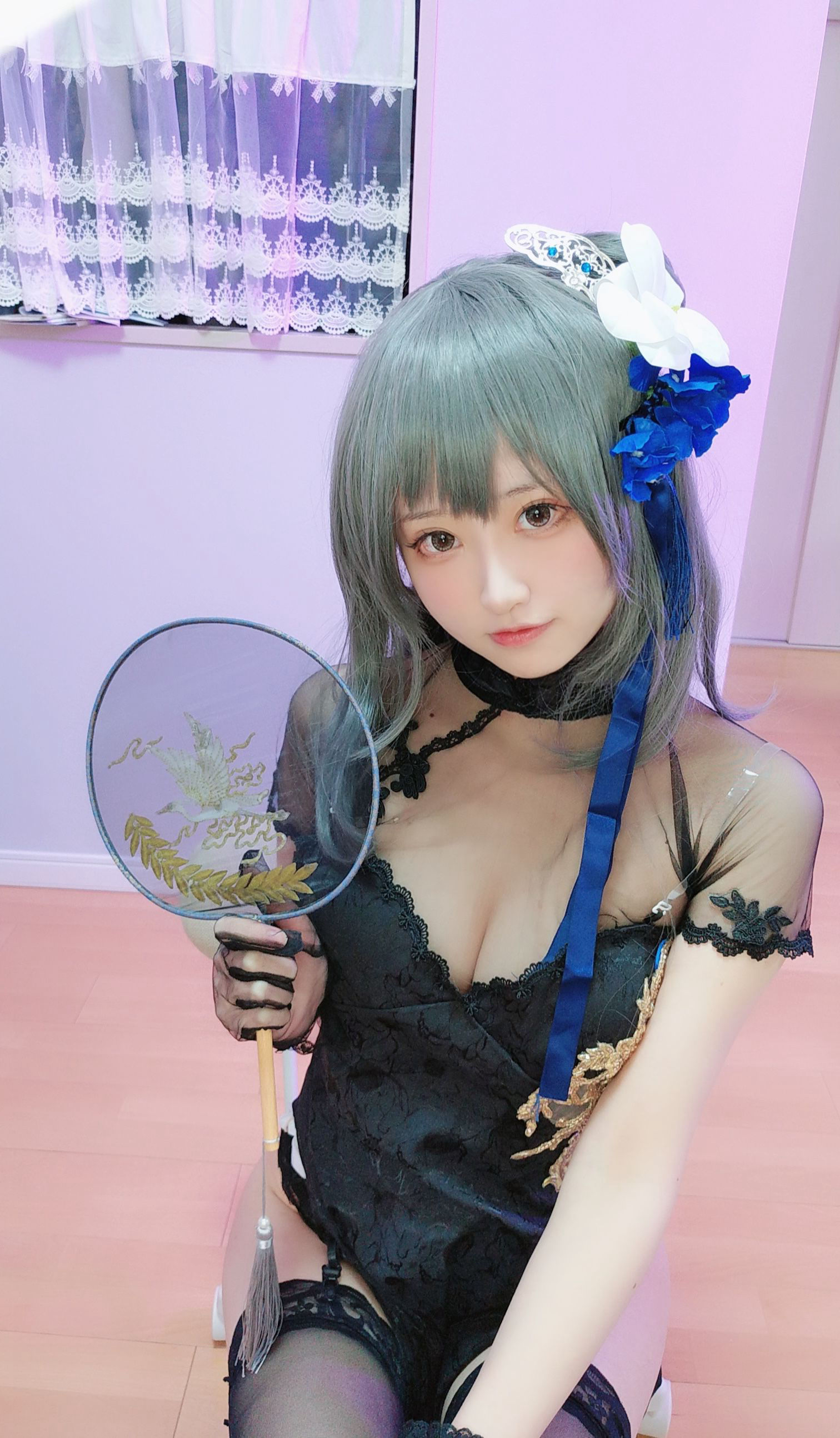 [福利COS] 千阳(ちよ) - 路易九世旗袍第5张