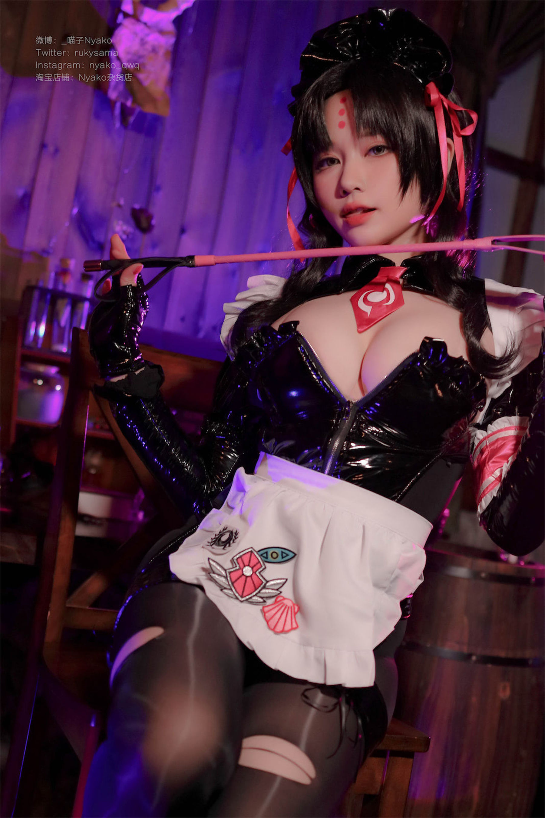 [福利COS] 萌妹子Nyako喵子 - 杀生院女仆第9张