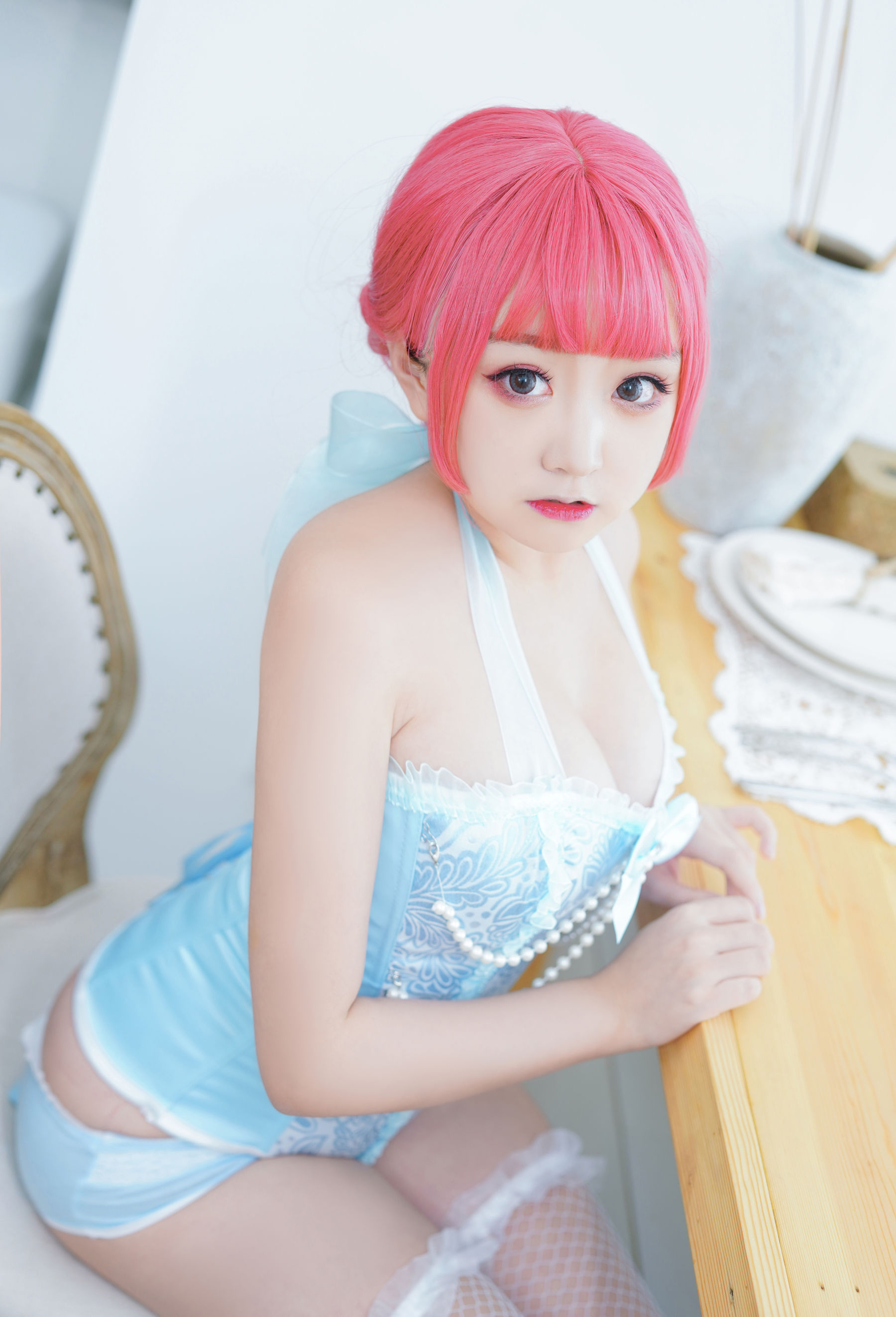 [福利COS] 动漫博主恩田直幸 - 蓝色束缚第12张