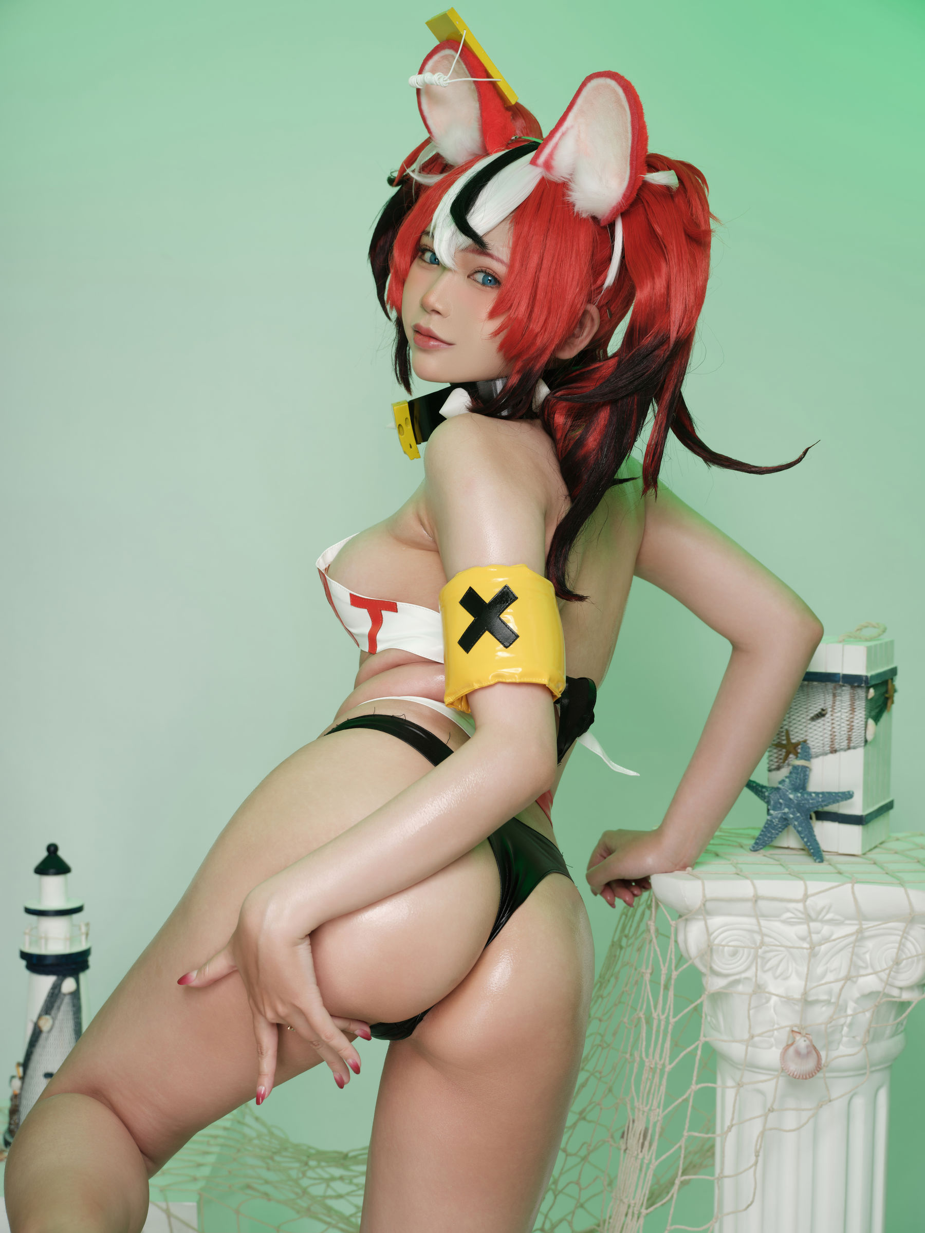 [福利COS] ZinieQ - Hakos Baelz Pole Dancing第5张