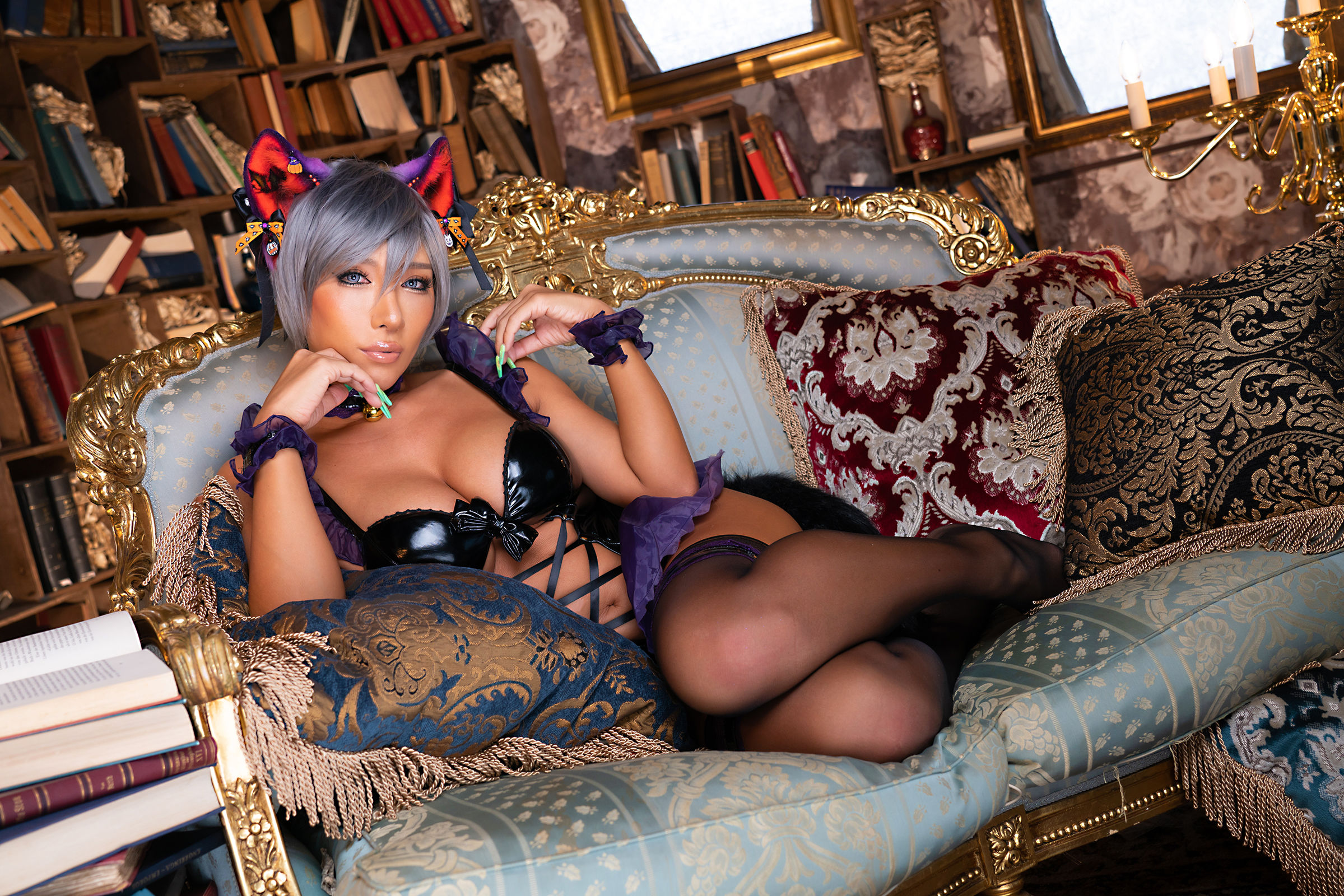 [福利COS] [Cosplay][nonsummerjack] non - ハロウィンキャットだにゃにゃにゃん第16张