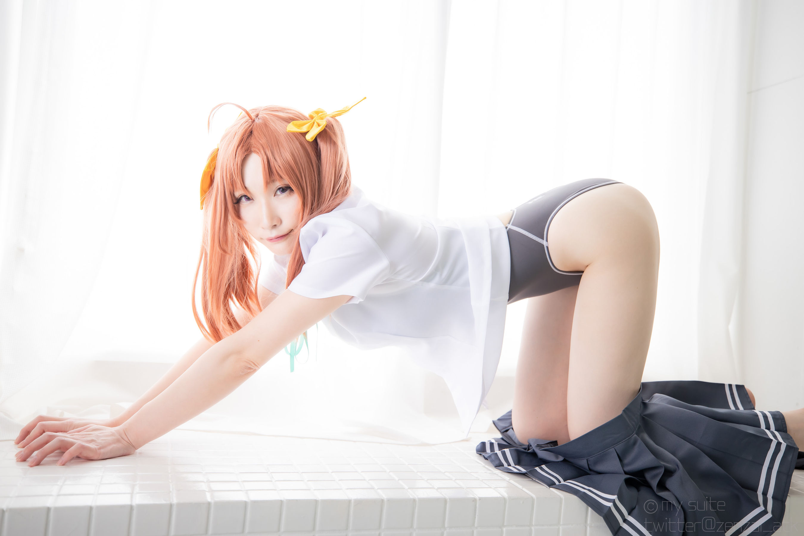 [福利COS] (Cosplay)[my suite] Atsuki あつき - スパッツと競泳水着を堪能するROM Suite Collection.36第15张