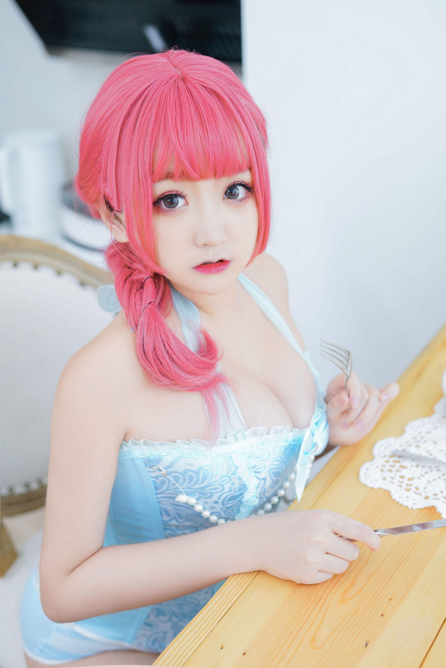 [福利COS] 动漫博主恩田直幸 - 蓝色束缚第7张