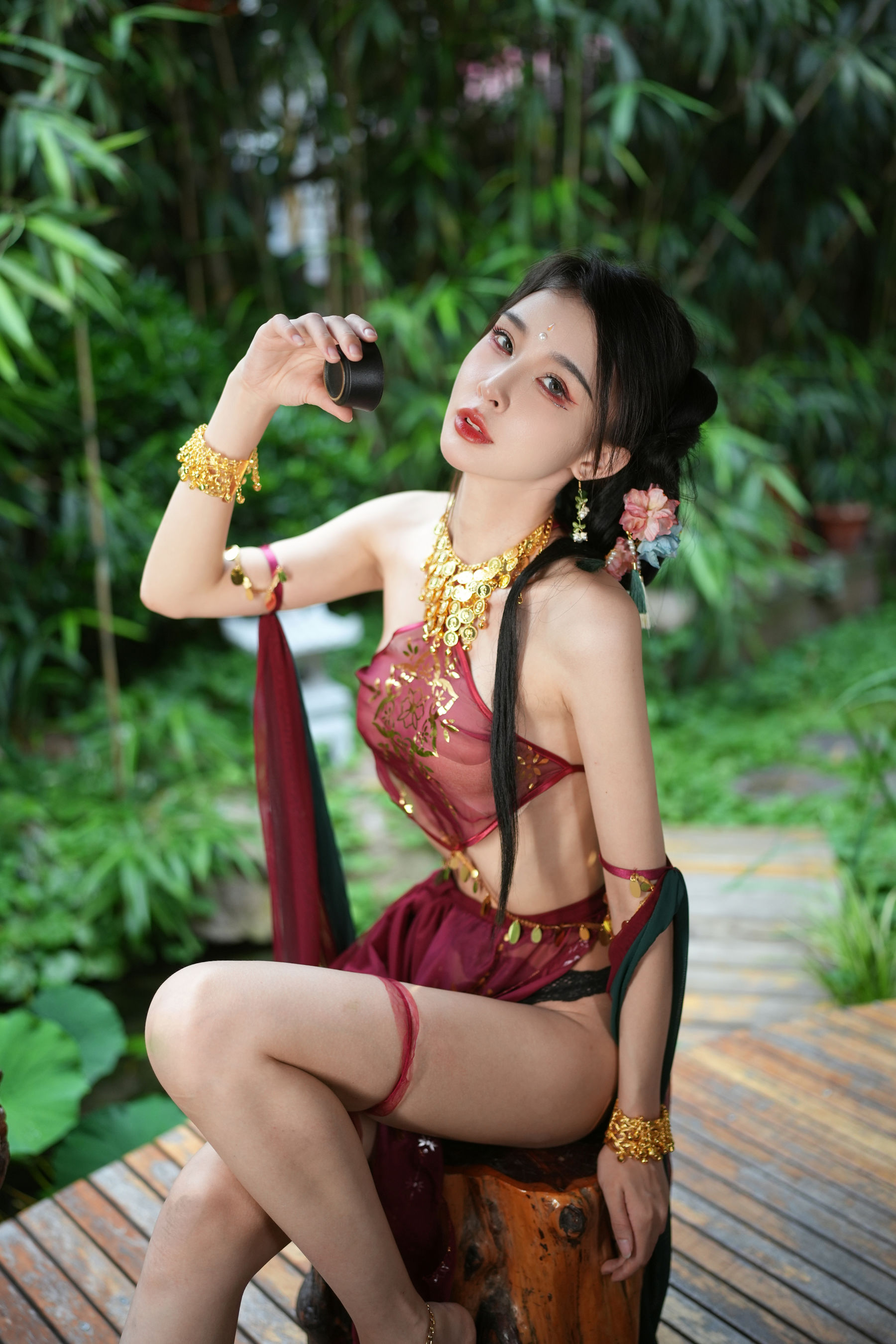 [福利COS] 余多多Dudu - 妲己的古风诱惑力第7张