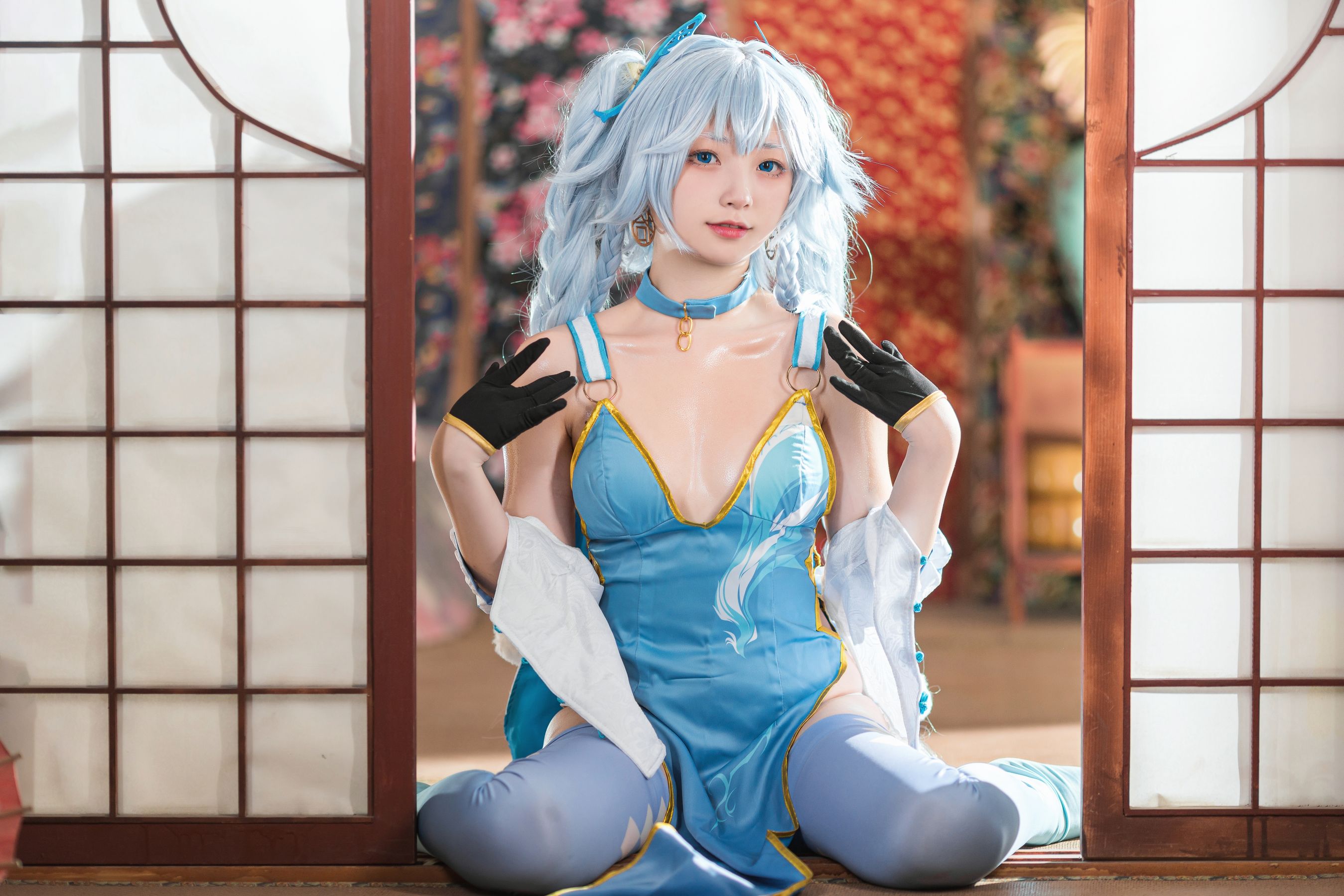 [福利COS] 花铃 - PA15-翠雀媚第1张