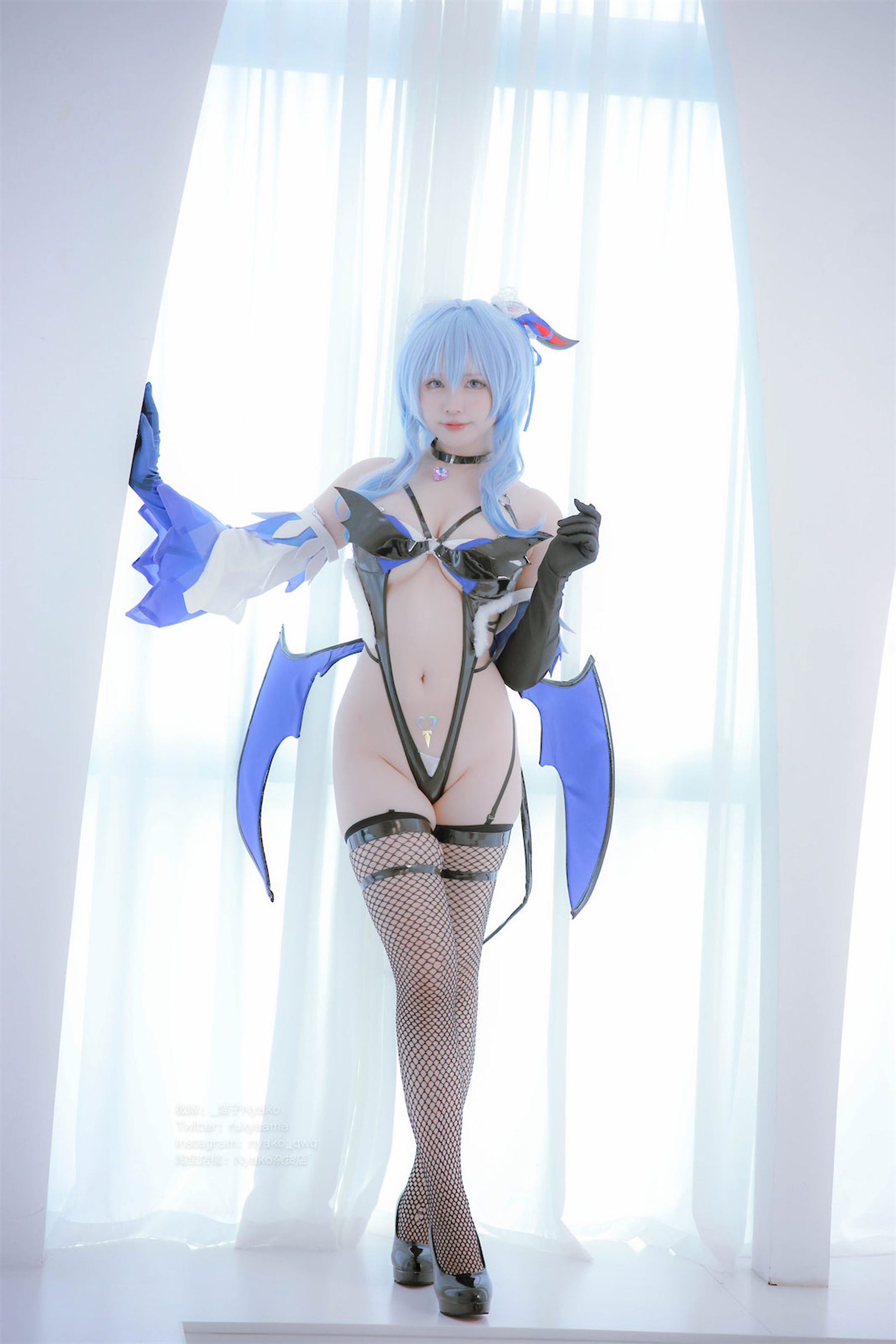 [福利COS] 萌妹子Nyako喵子 - 原神甘雨魅魔第5张