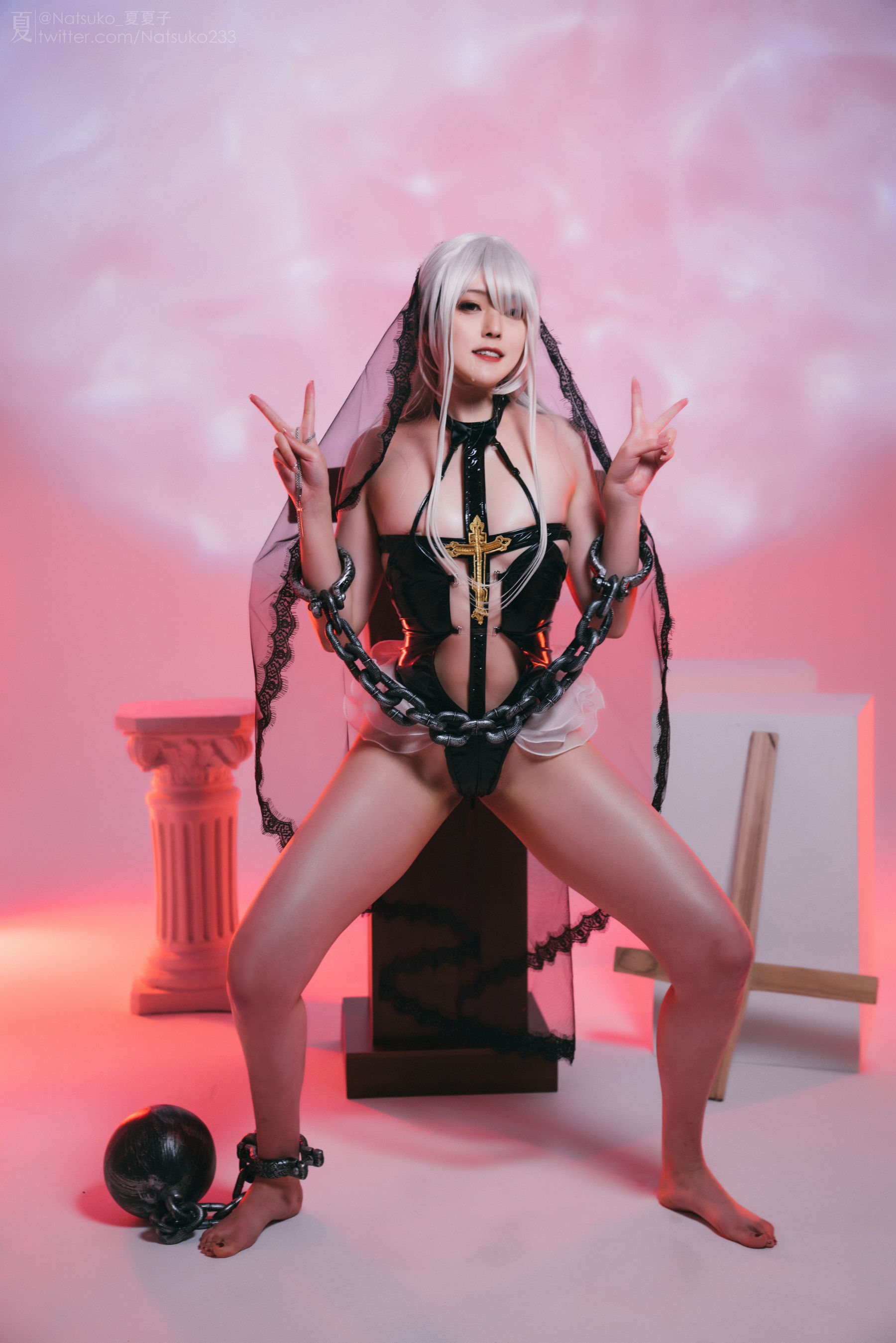 [福利COS] Natsuko夏夏子 - 反差修女第15张