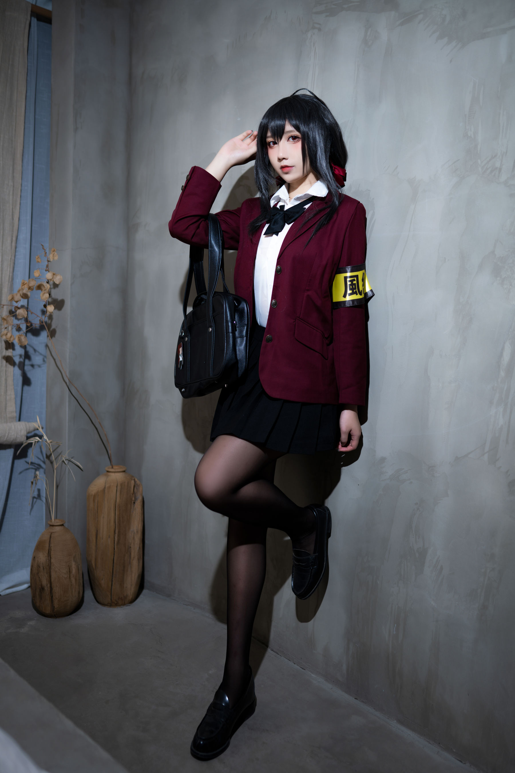 [福利COS] 动漫博主九曲Jean - 大凤风纪委员第1张