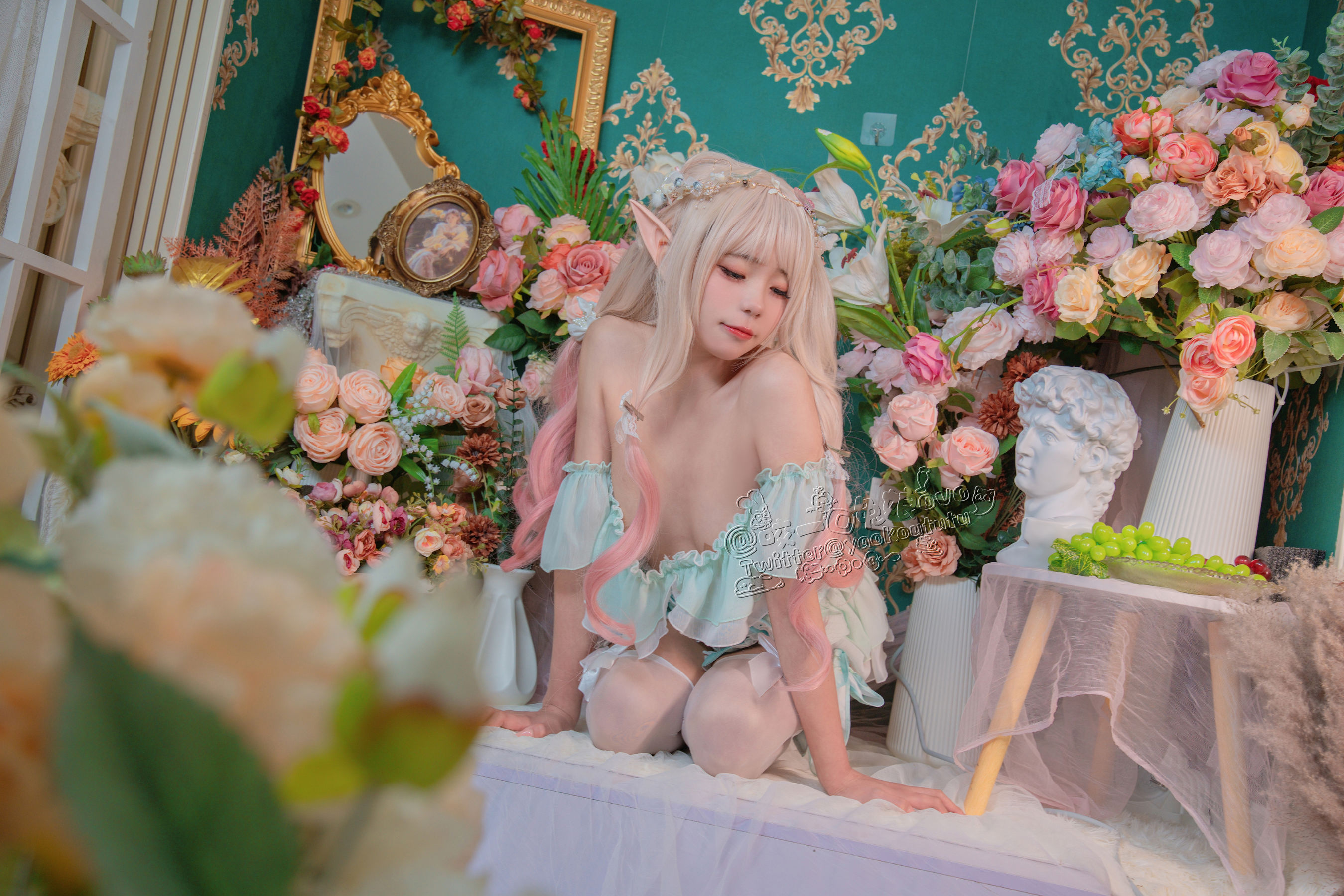 [福利COS] 咬一口兔娘 - 豌豆公主的秘密花房第10张