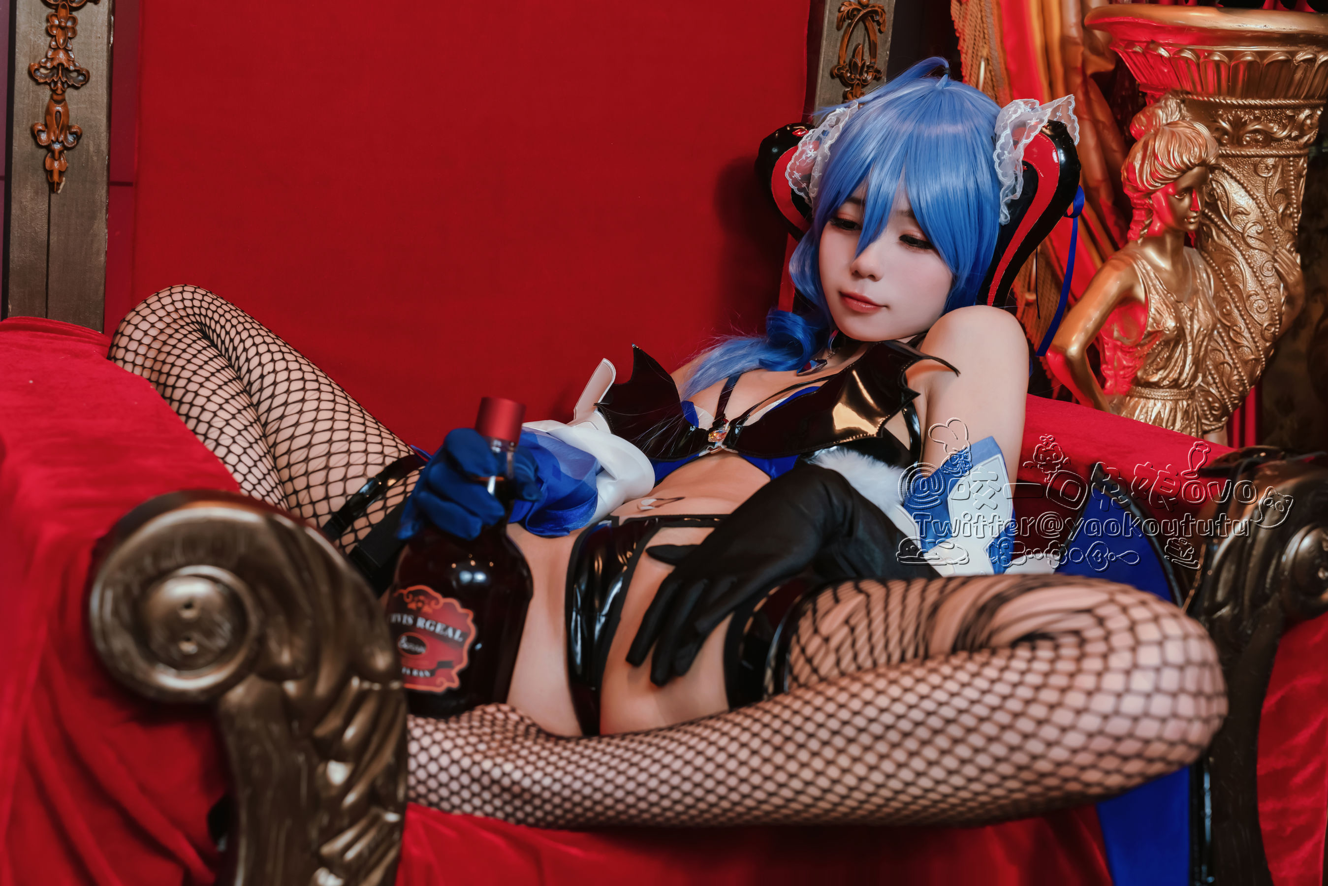 [福利COS] 咬一口兔娘 - 甘雨魅魔第15张