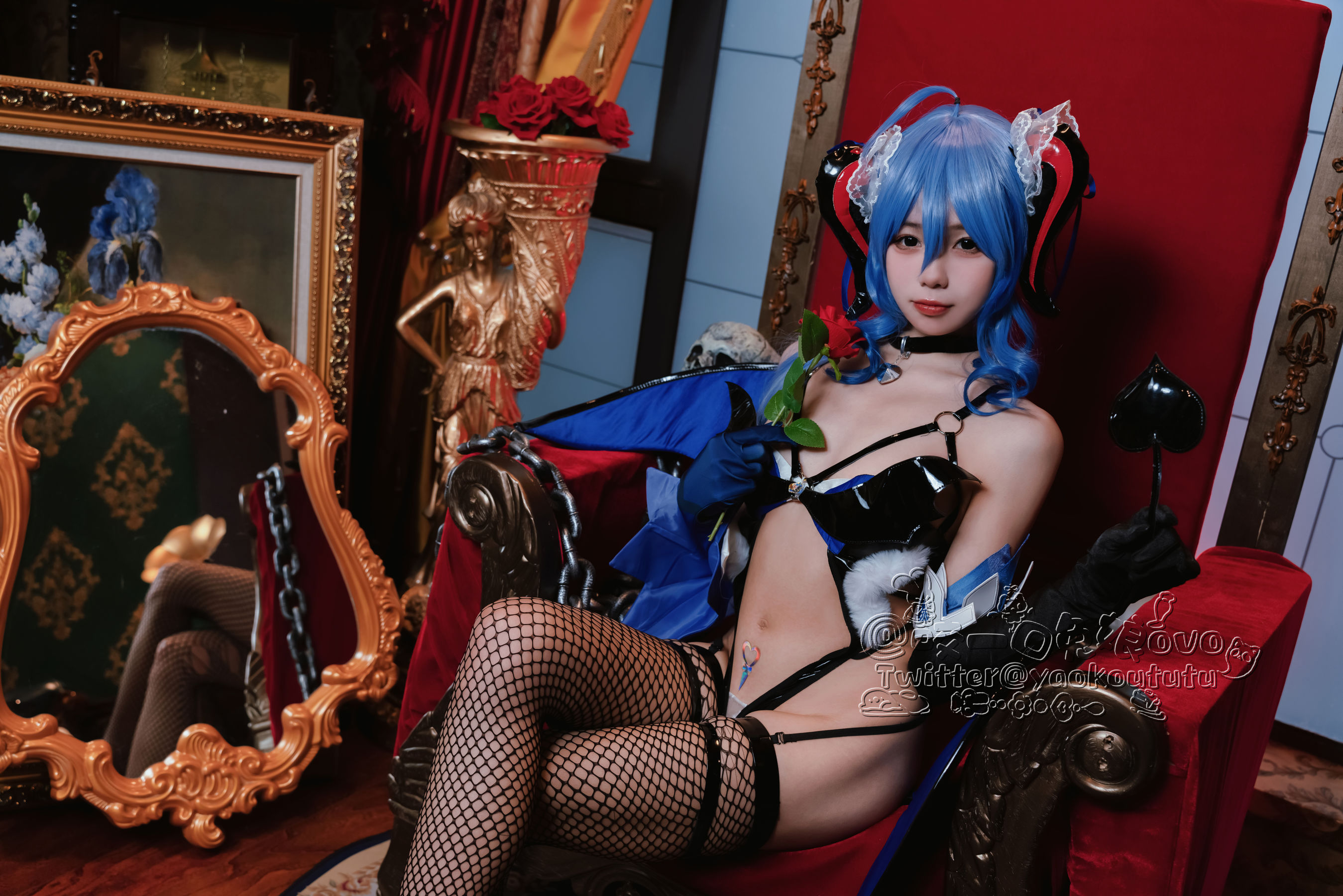 [福利COS] 咬一口兔娘 - 甘雨魅魔第3张