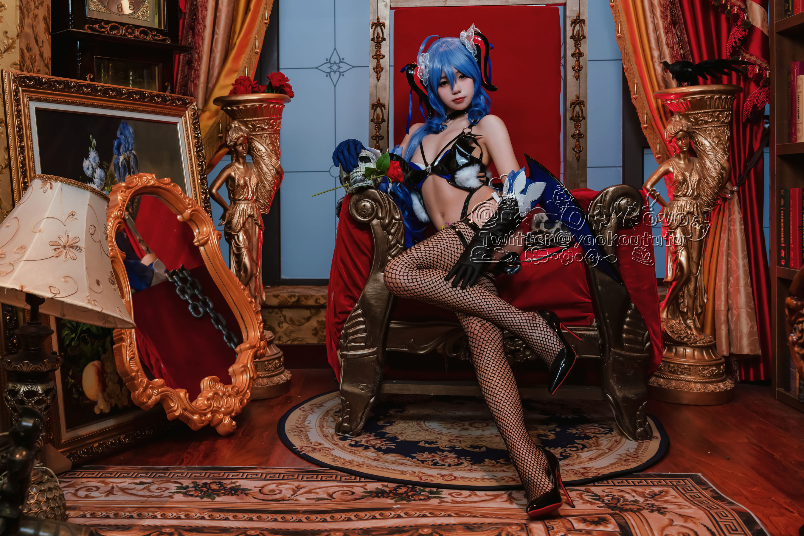 [福利COS] 咬一口兔娘 - 甘雨魅魔第5张