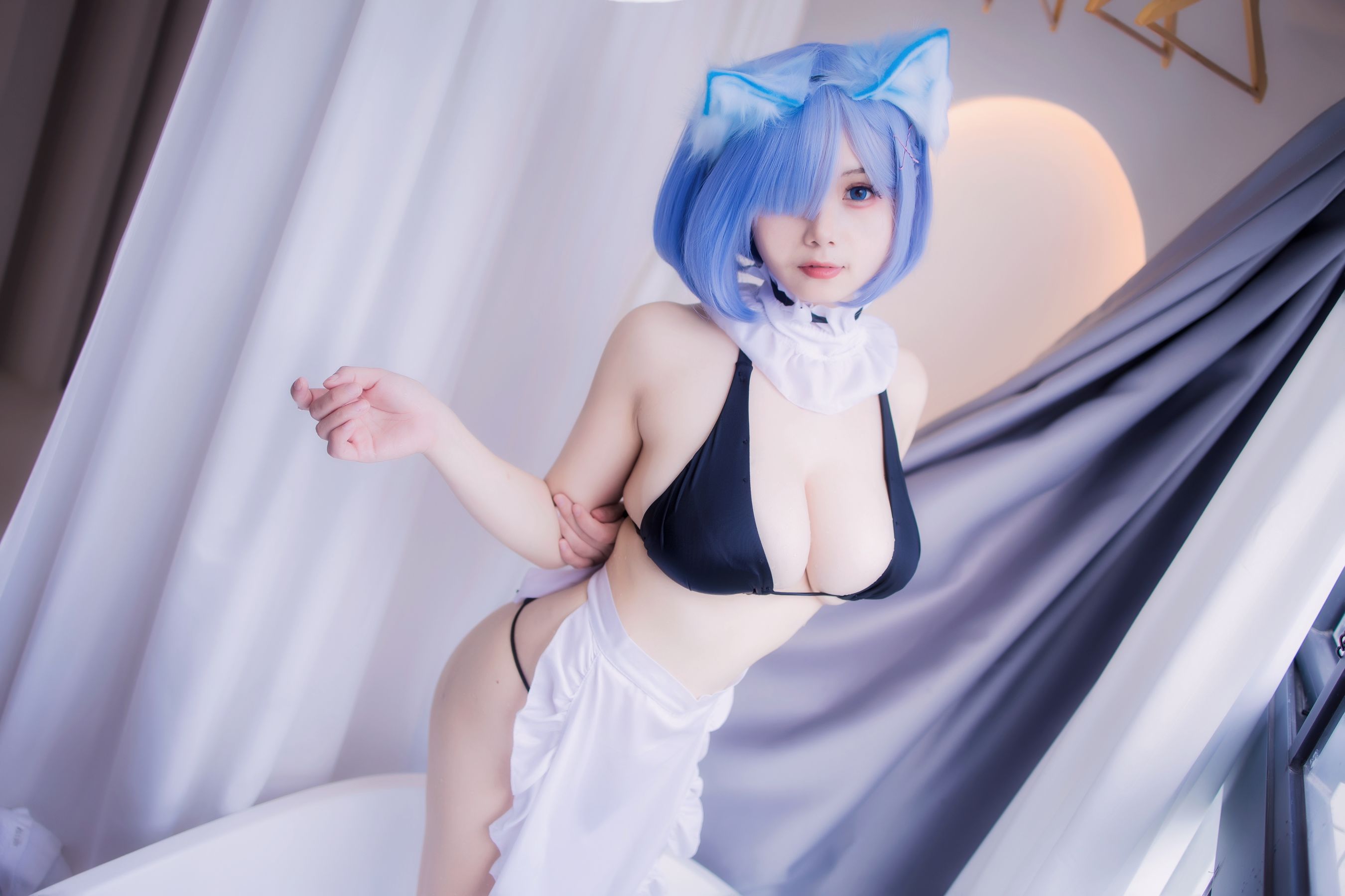 [福利COS] 末夜787 - 蕾姆女仆泳装第10张