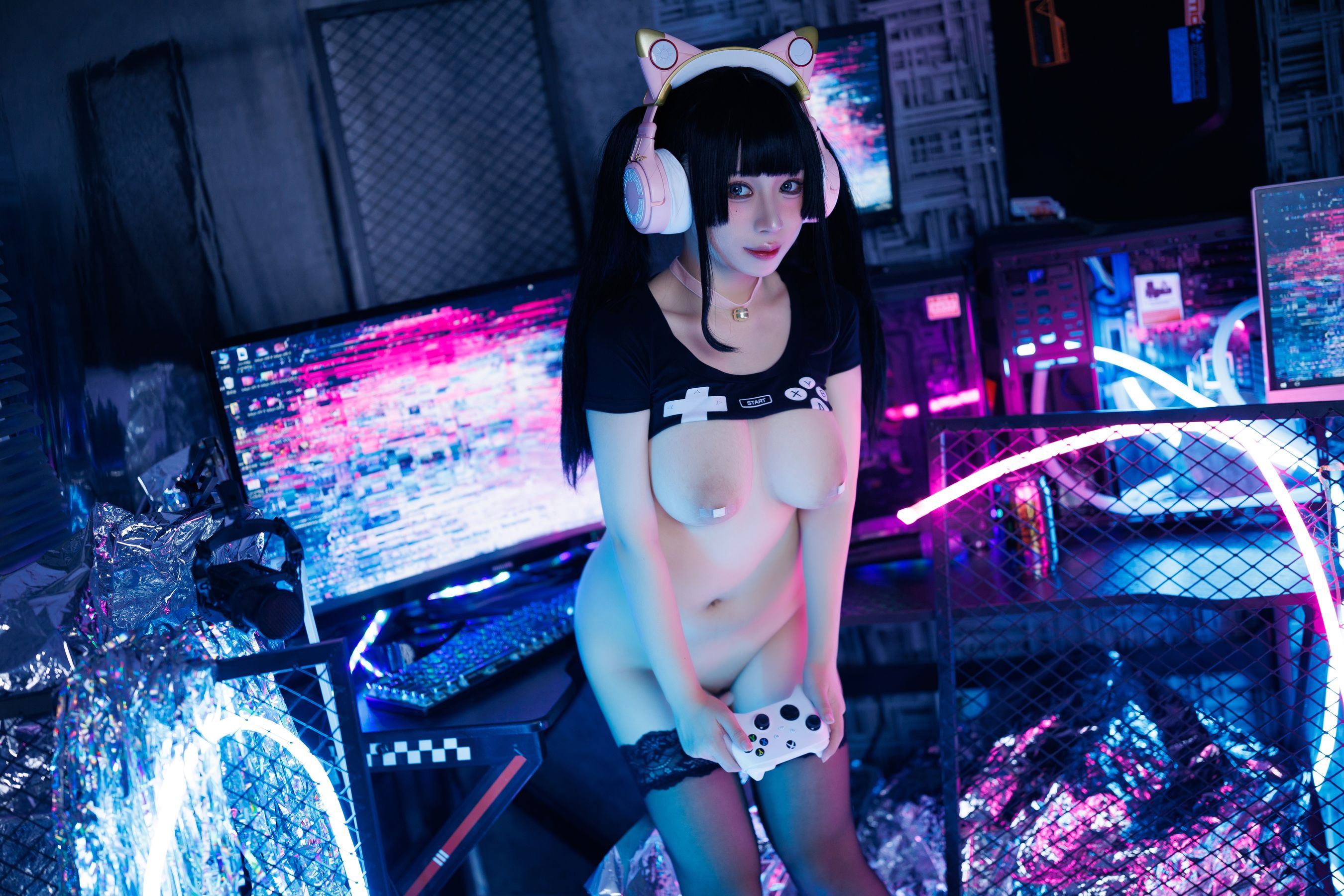 [福利COS] 胡桃猫Kurumineko - 电竞甜心第40张