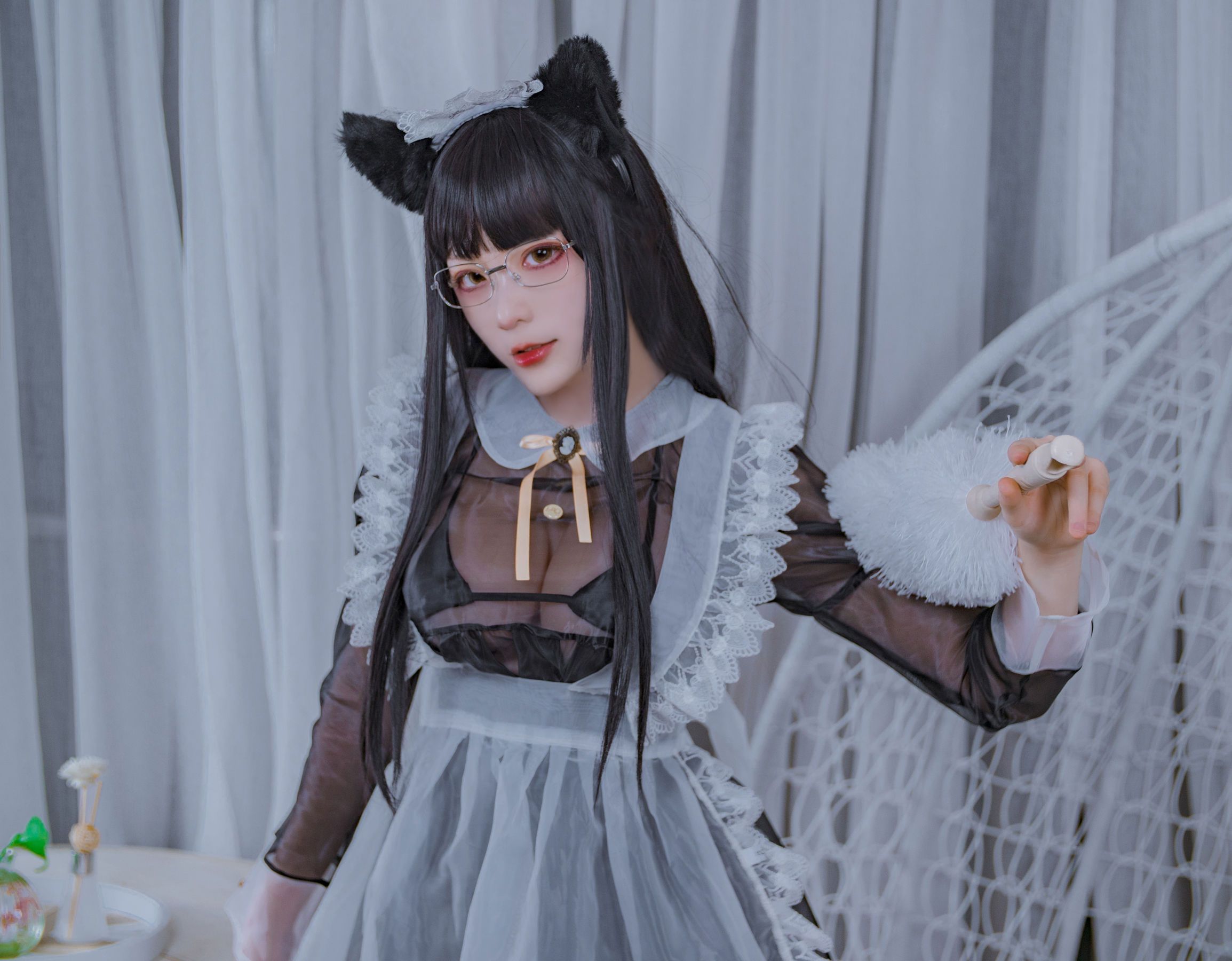 [福利COS] 起司块wii写真 - 会长是女仆大人第1张