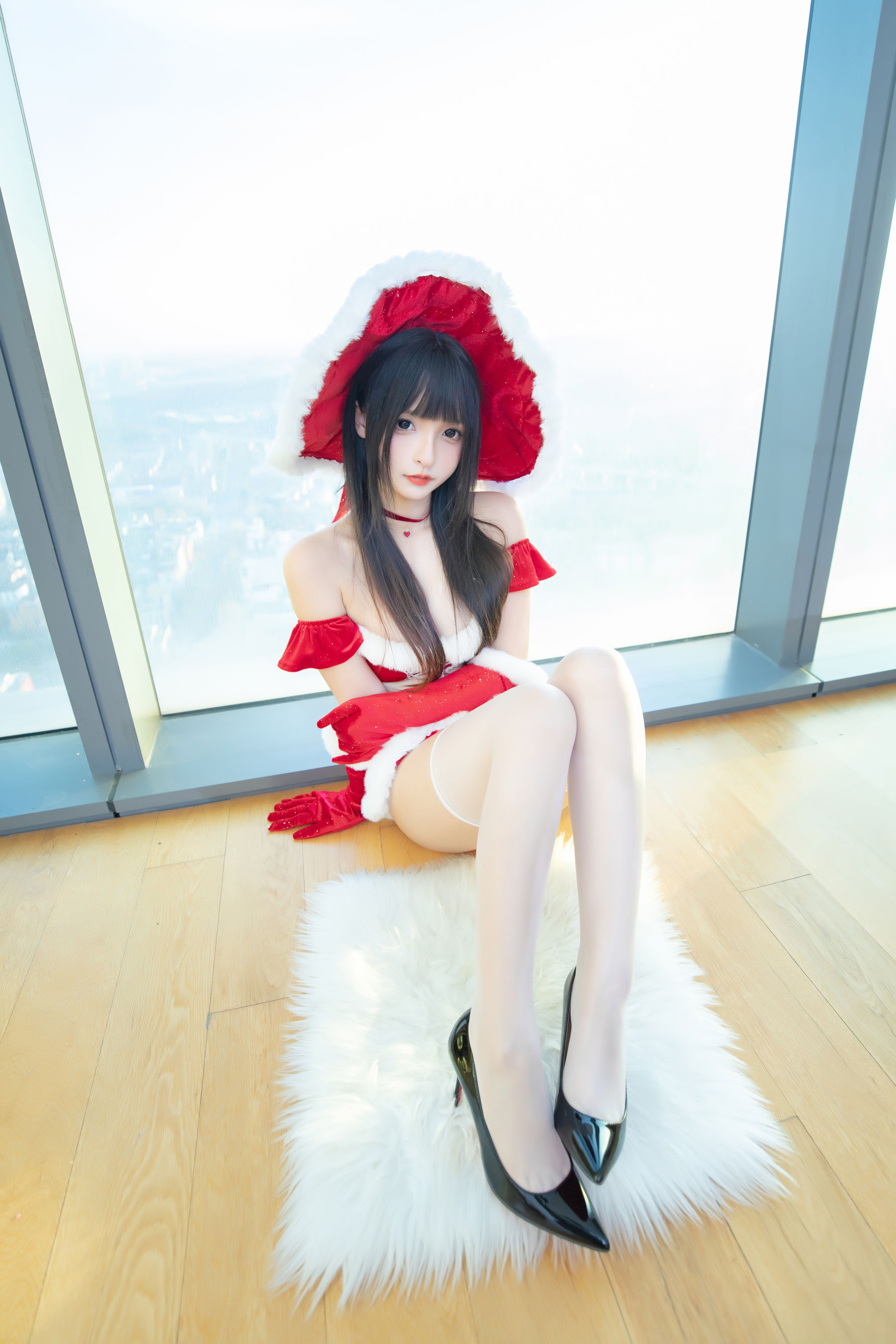 [福利COS] 萝莉神楽板真冬 之圣诞魔法第14张