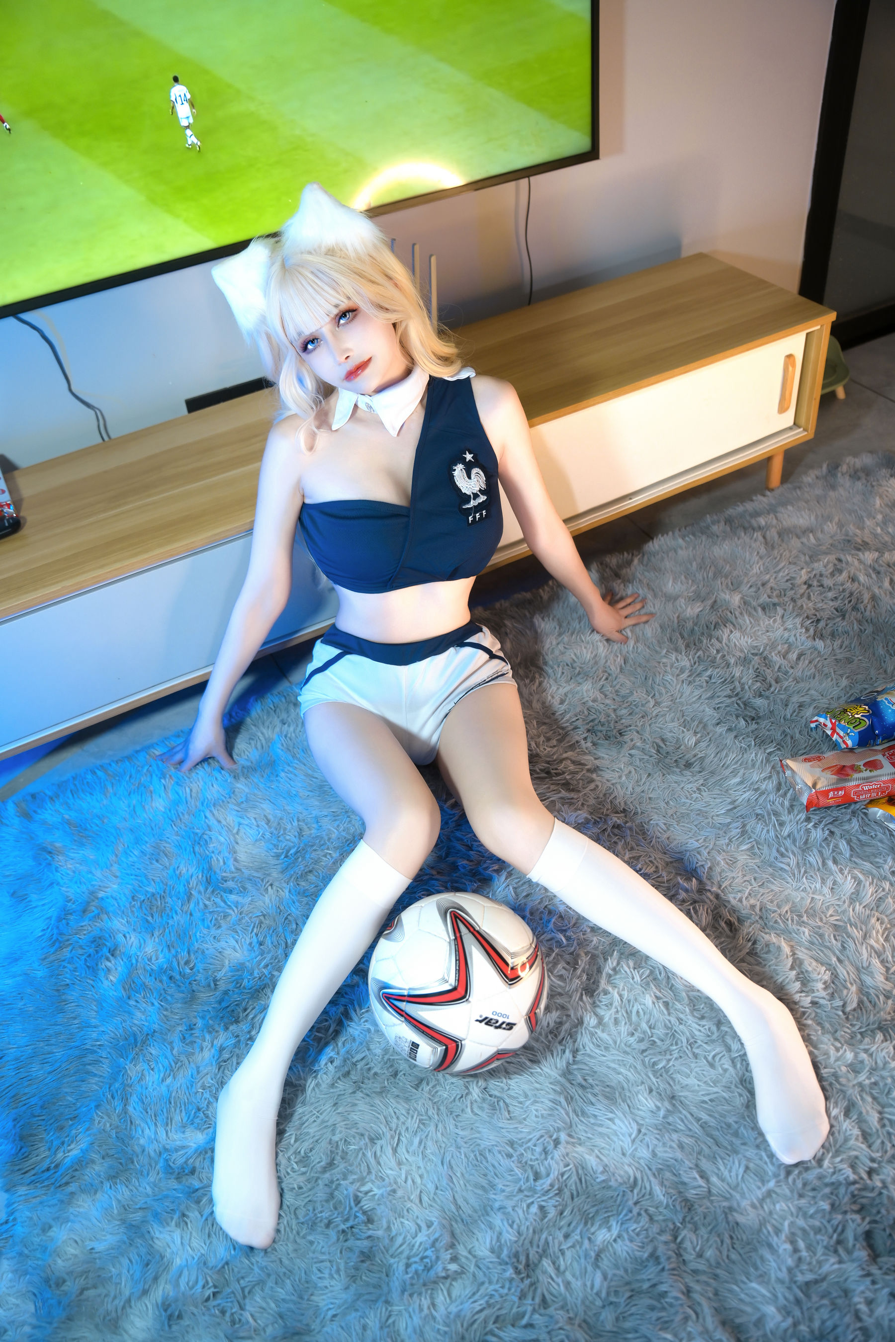 [福利COS] 鹿八岁 - 足球少女第5张