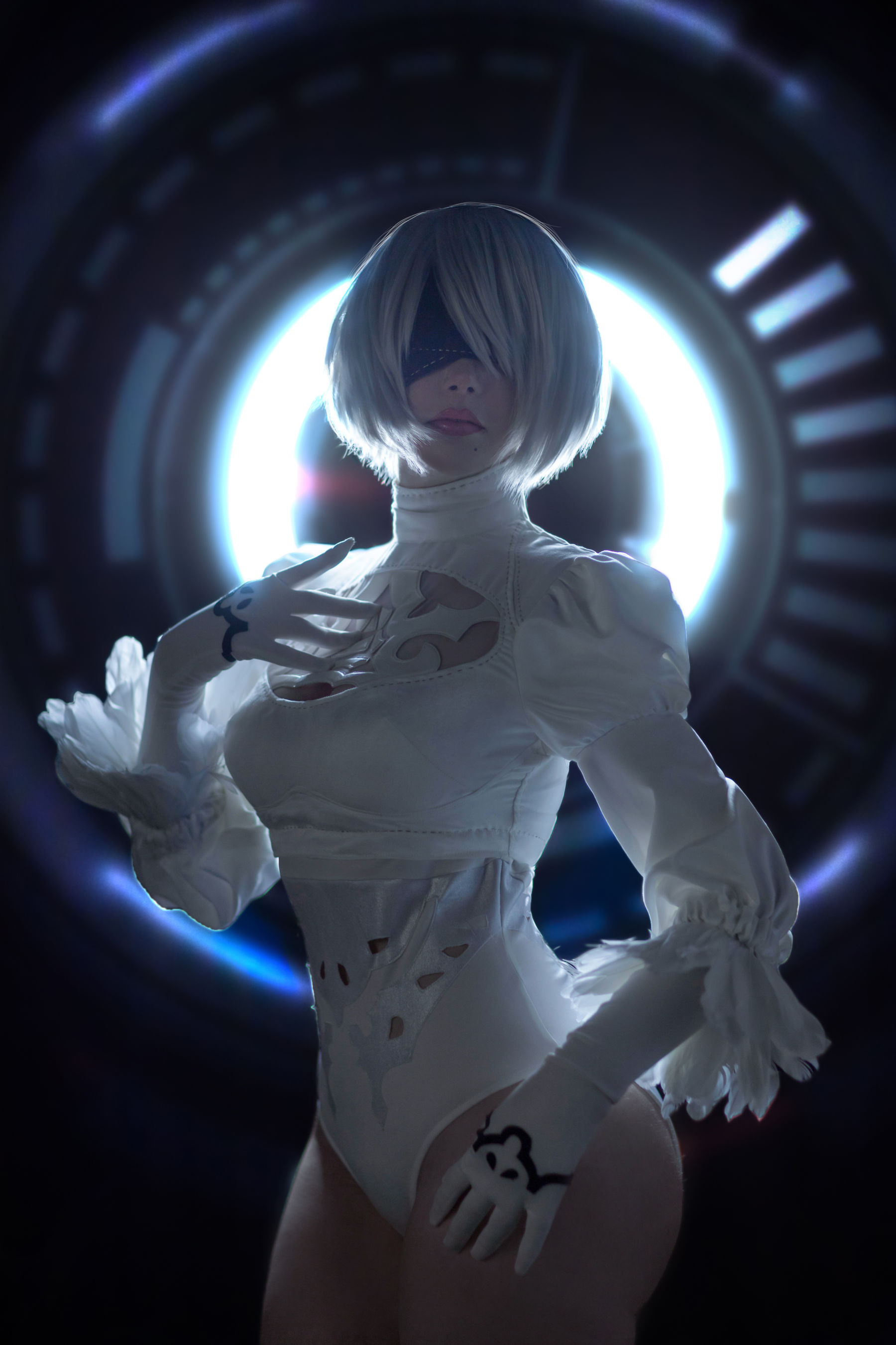 [COS福利] 国外美女SayaTheFox - 2B White Dress第4张