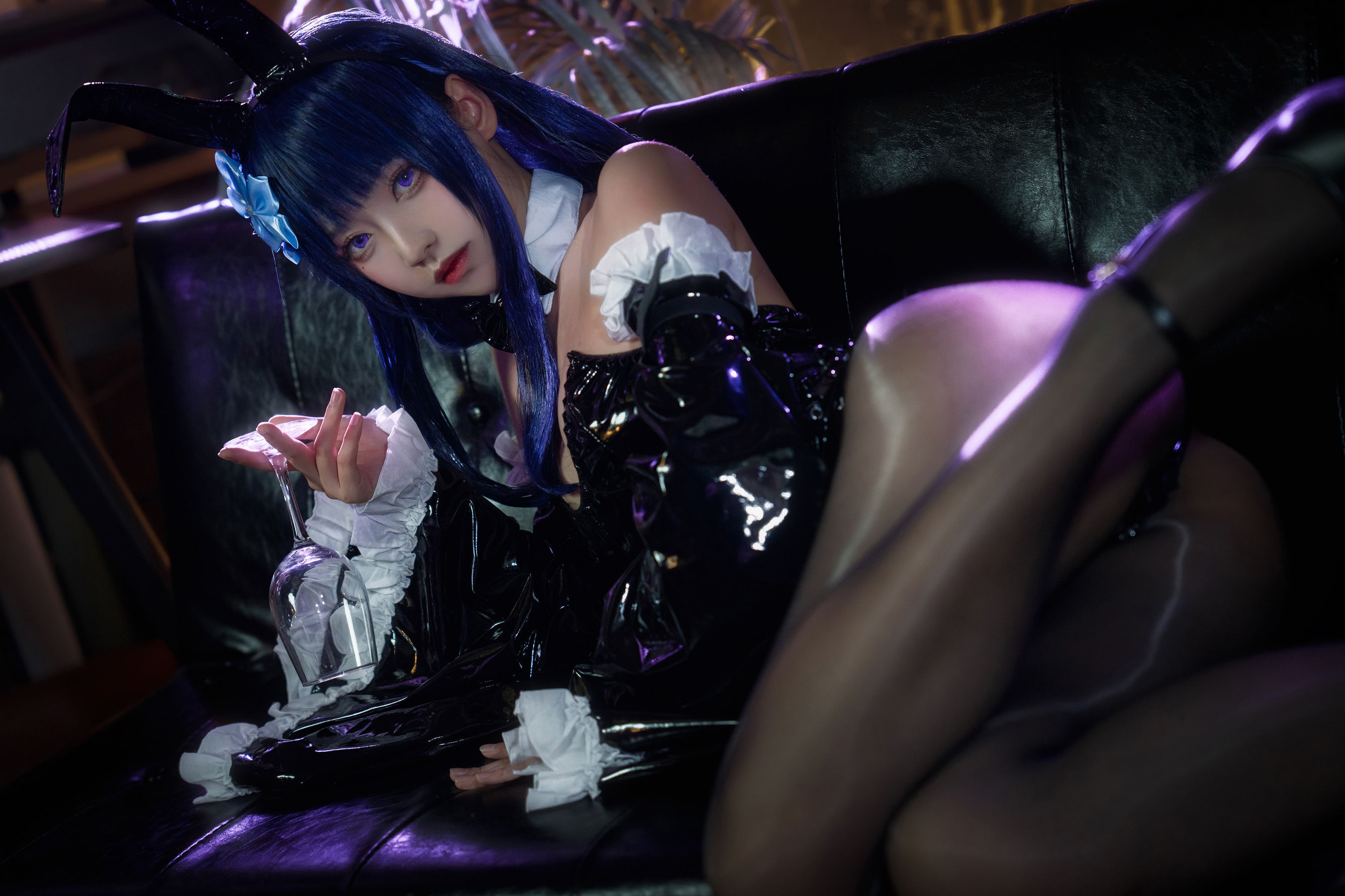 动漫博主大大卷卷小卷 - 原神雷电将军 兔女郎第1张