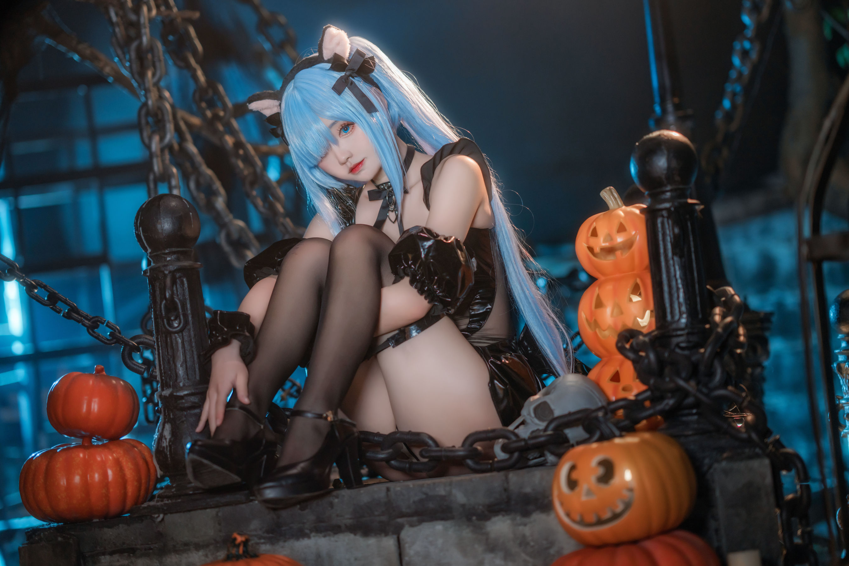 动漫博主大大卷卷小卷 - 碧蓝航线雅努斯 万圣喵喵惊悚夜第5张