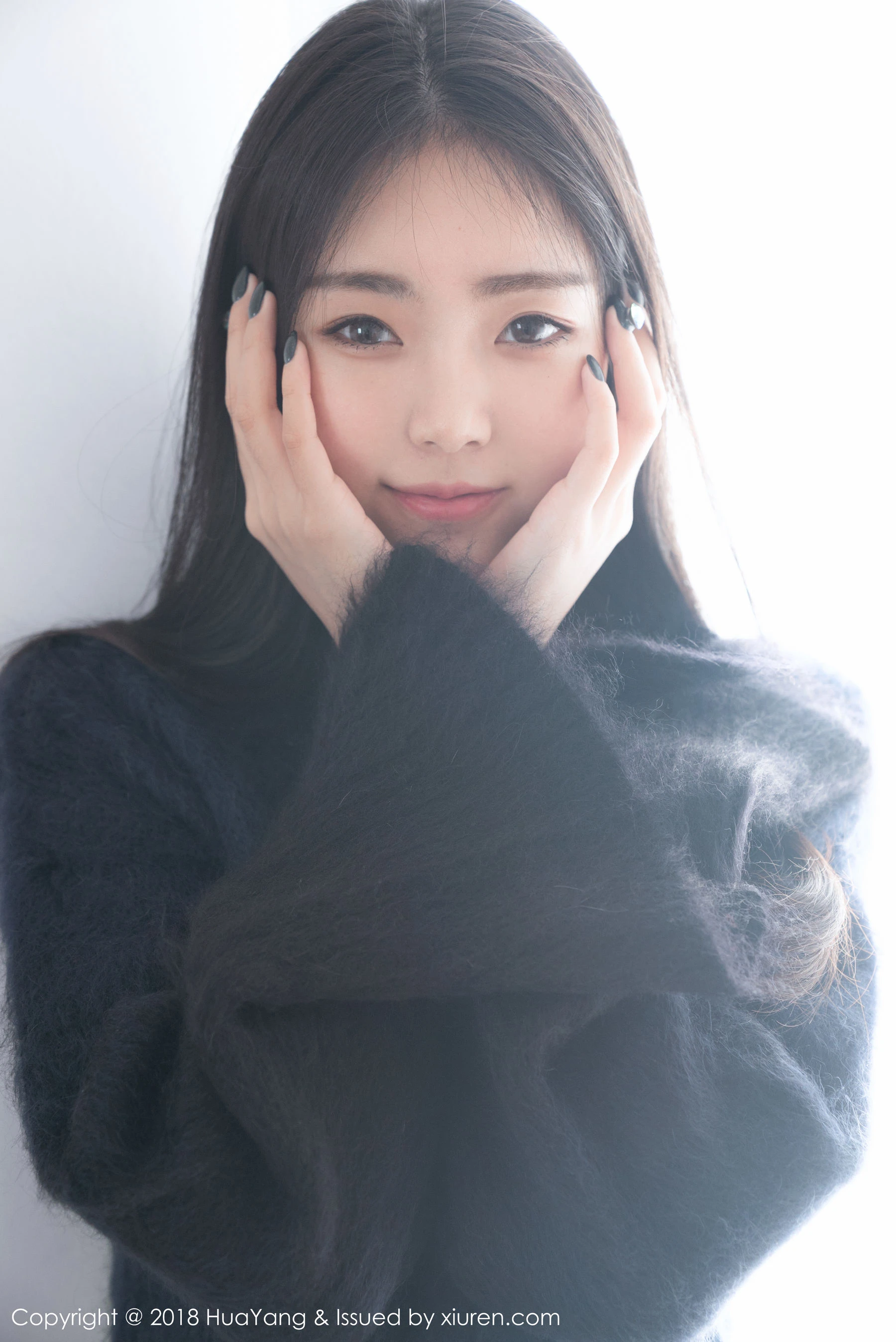 可樂Vicky《毛衣+白衬衫》 花漾 Vol.027第3张