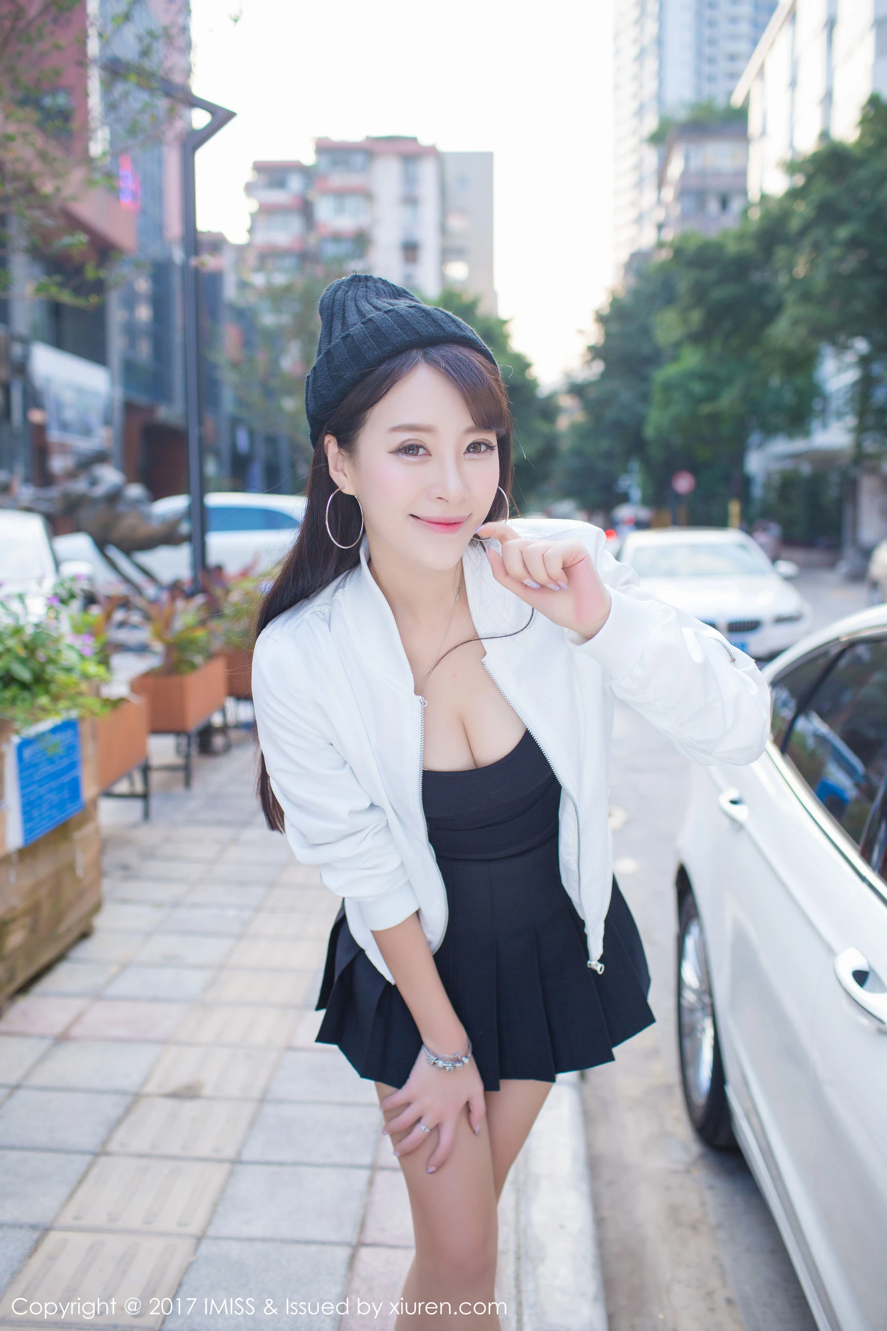 女神@王曼妮好Q街拍系列 爱蜜社 VOL.163第16张