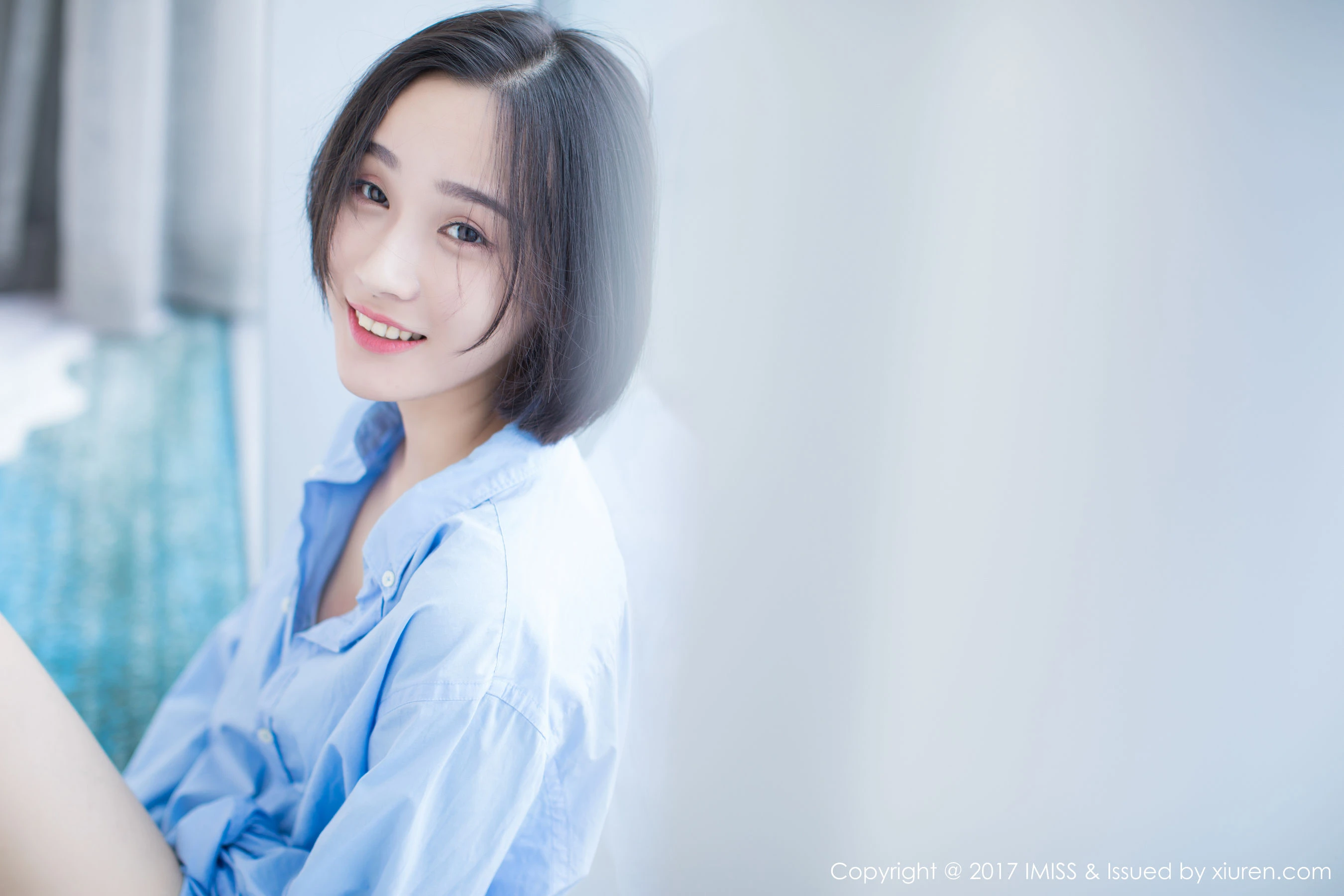 莉雅Livia《日系短发女神》 爱蜜社 VOL.178第9张