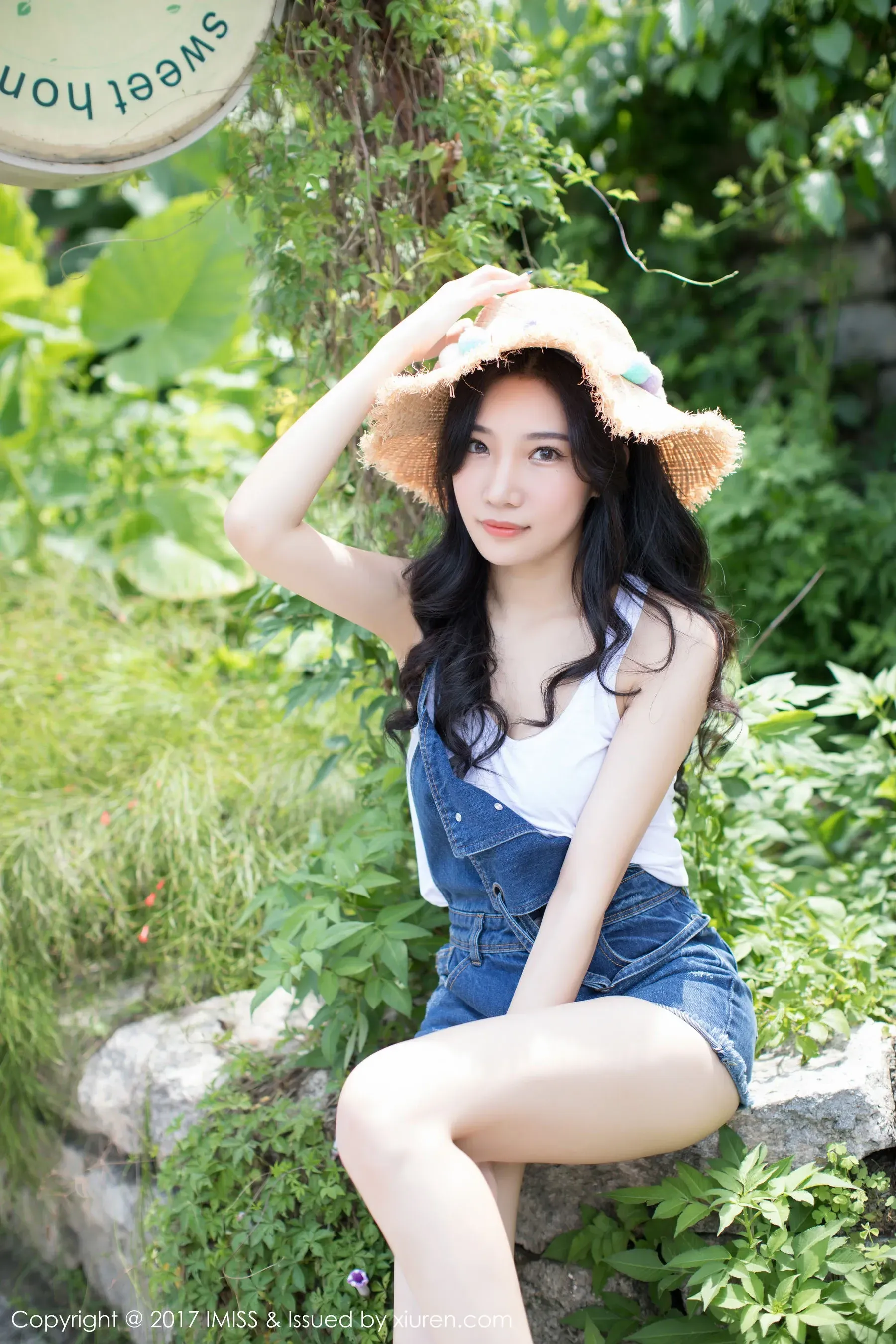 小狐狸Sica《牛仔短裤小清新系列》 爱蜜社 VOL.180第1张