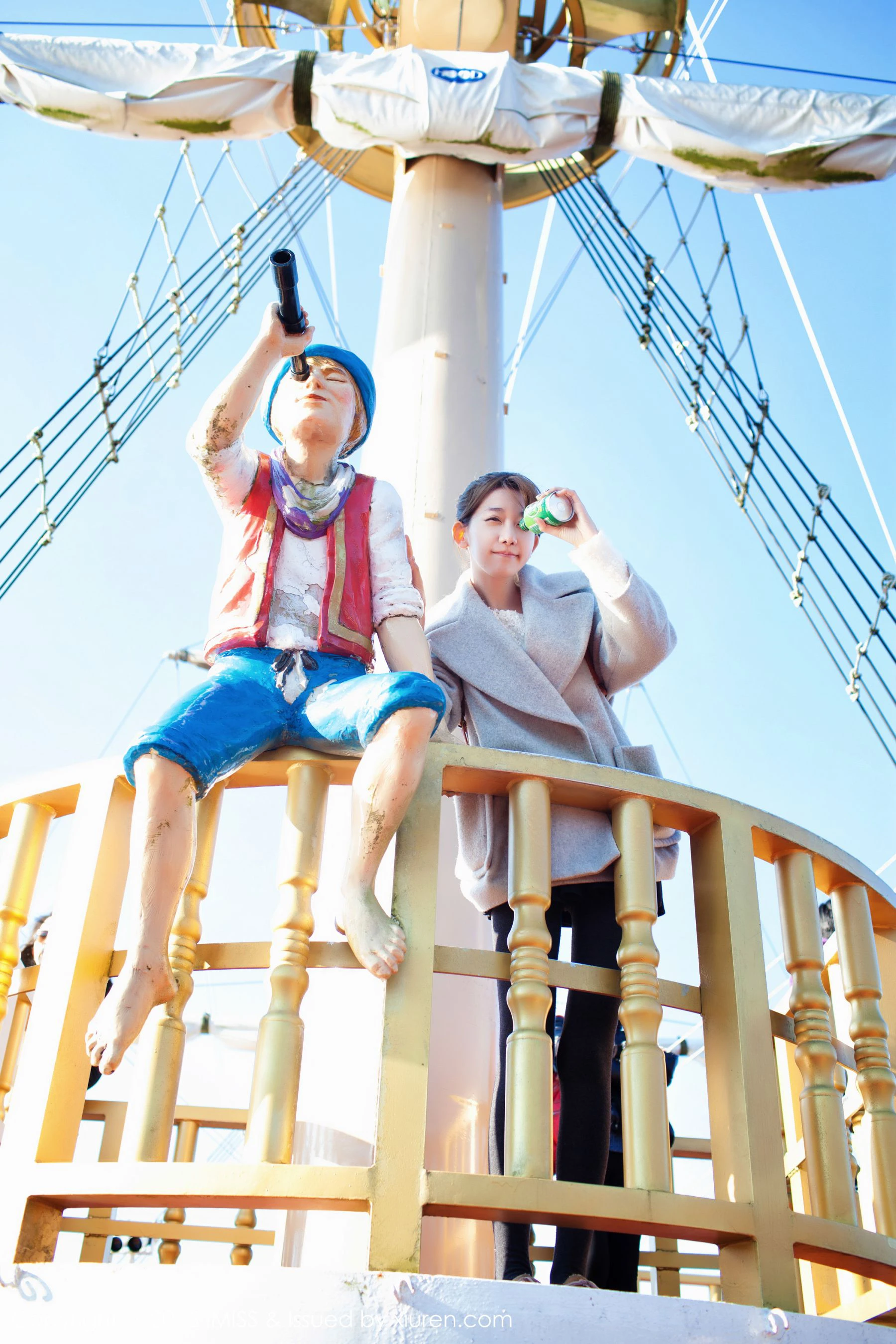 网红陈潇《日本之旅街拍》 爱蜜社IMiss Vol.010第18张