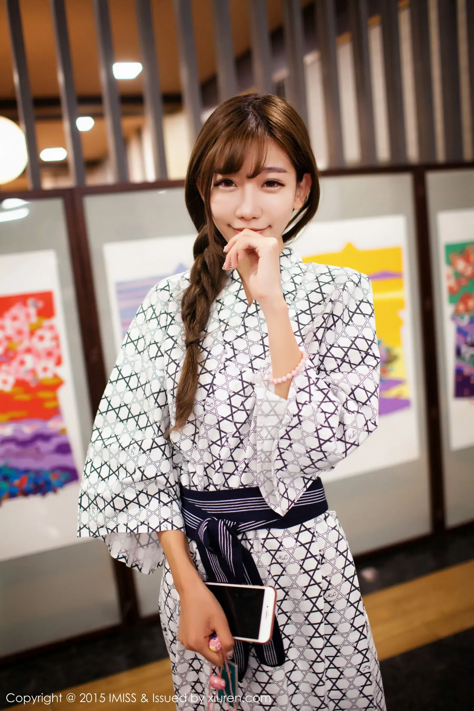 网红陈潇《日本之旅街拍》 爱蜜社IMiss Vol.010第14张