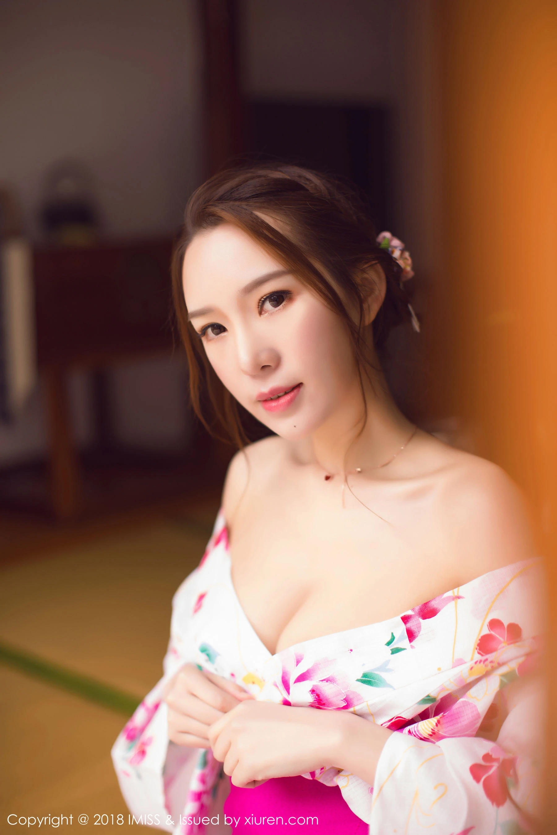 新人模特katrina《首套写真》 爱蜜社IMiss Vol.252第9张