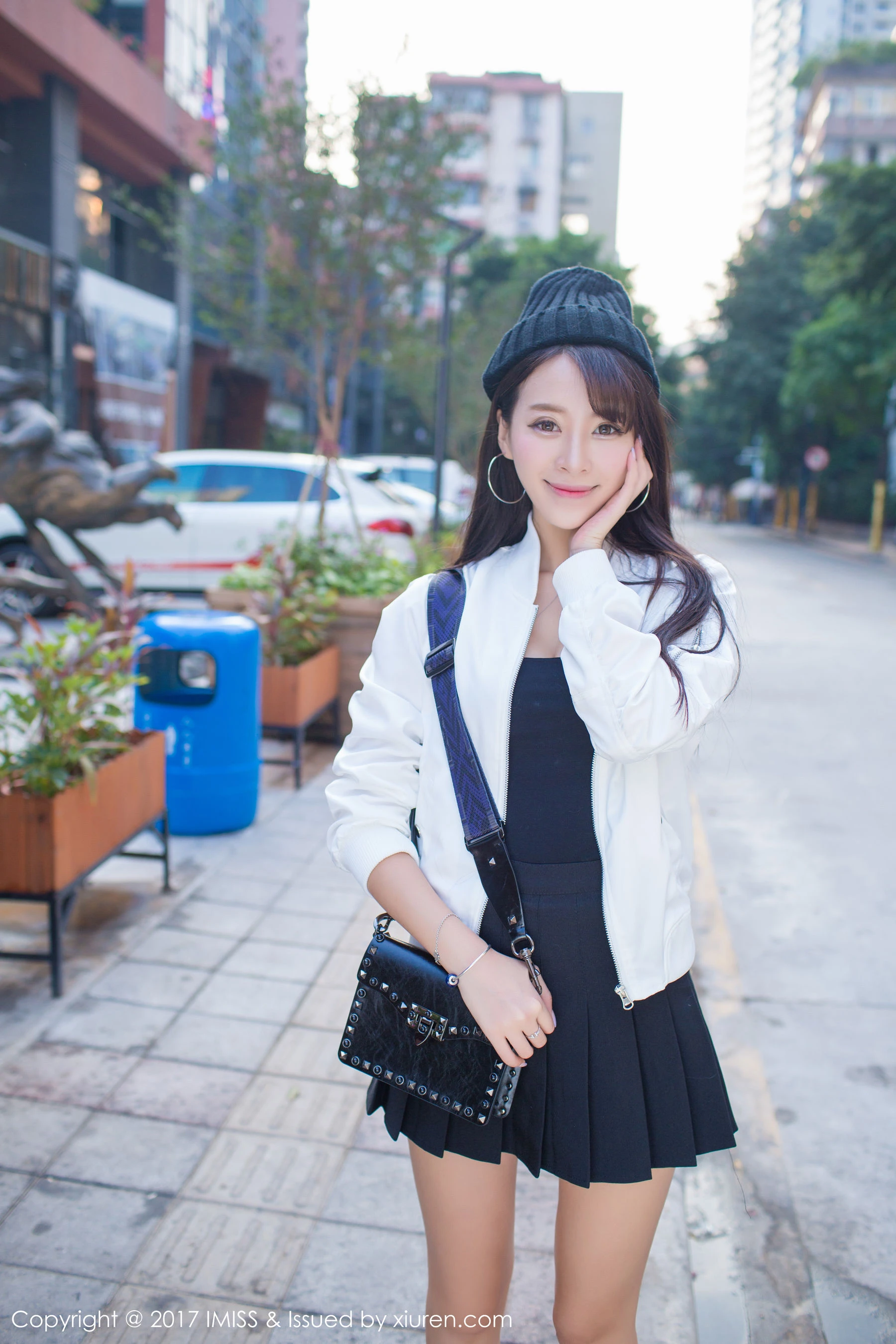 女神@王曼妮好Q街拍系列 爱蜜社 VOL.163第8张