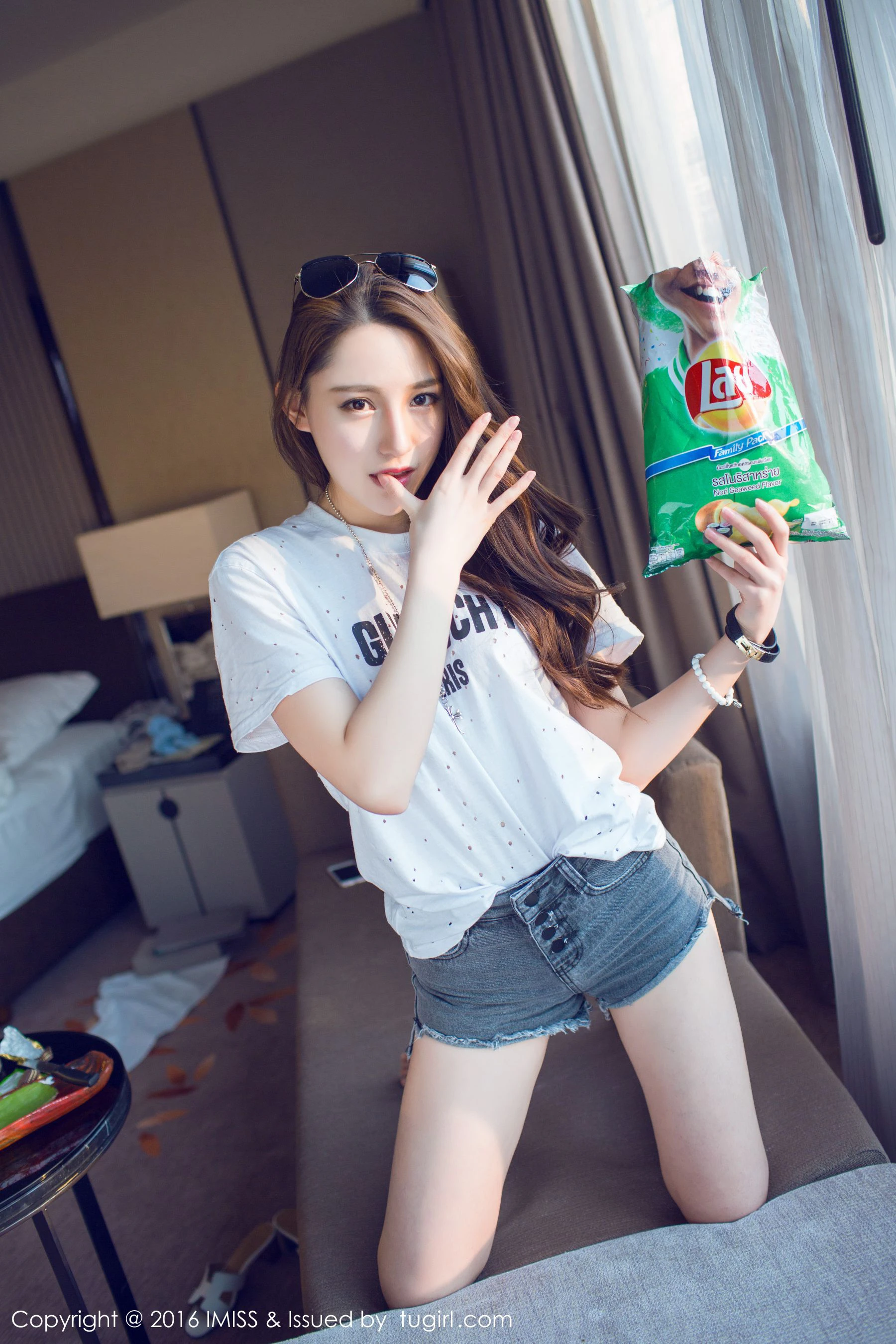 极品长腿美女@刘奕宁Lynn 爱蜜社IMiss Vol.080第3张