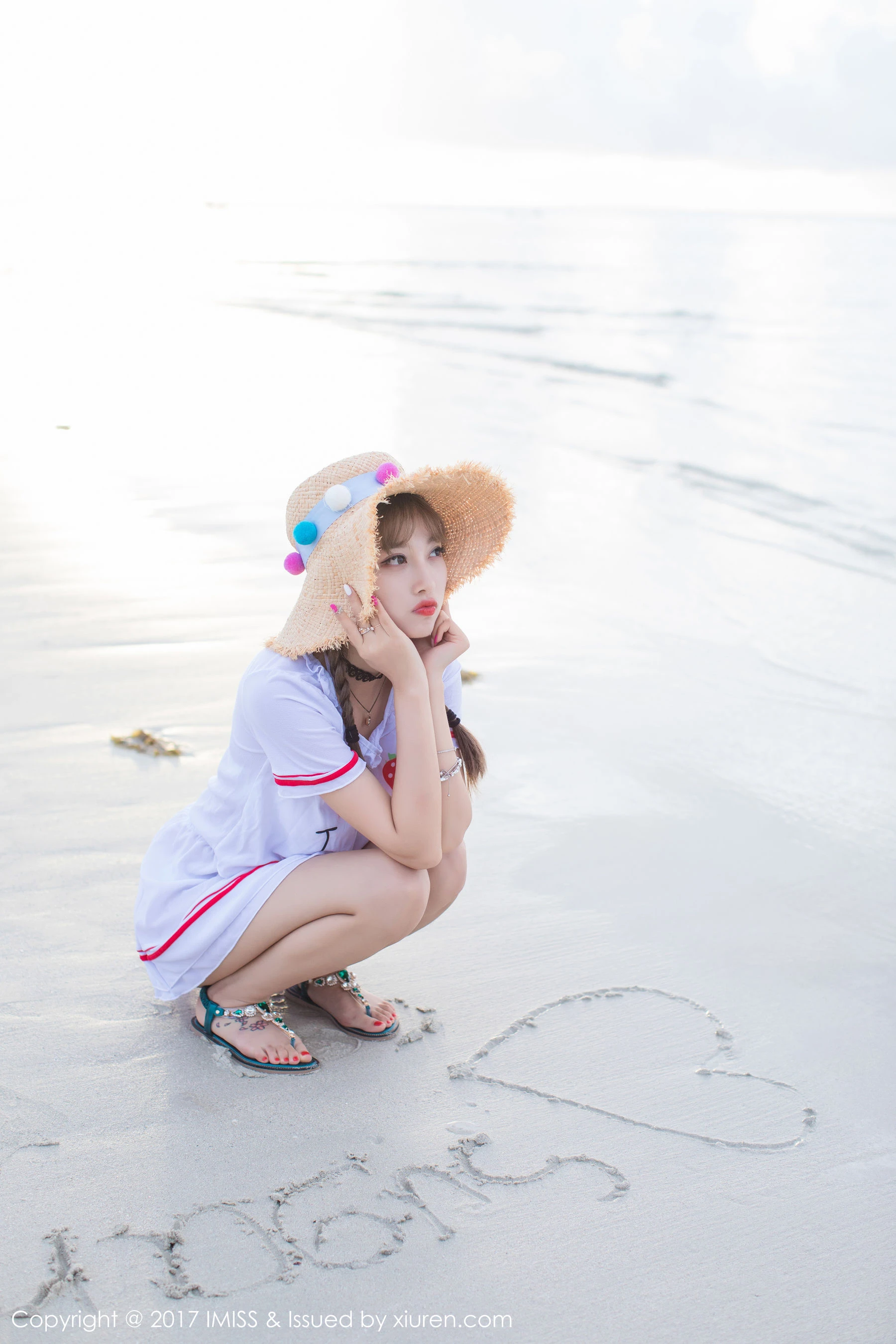 杨晨晨sugar《阳光和沙滩,香车与美人》 爱蜜社IMiss Vol.185第6张