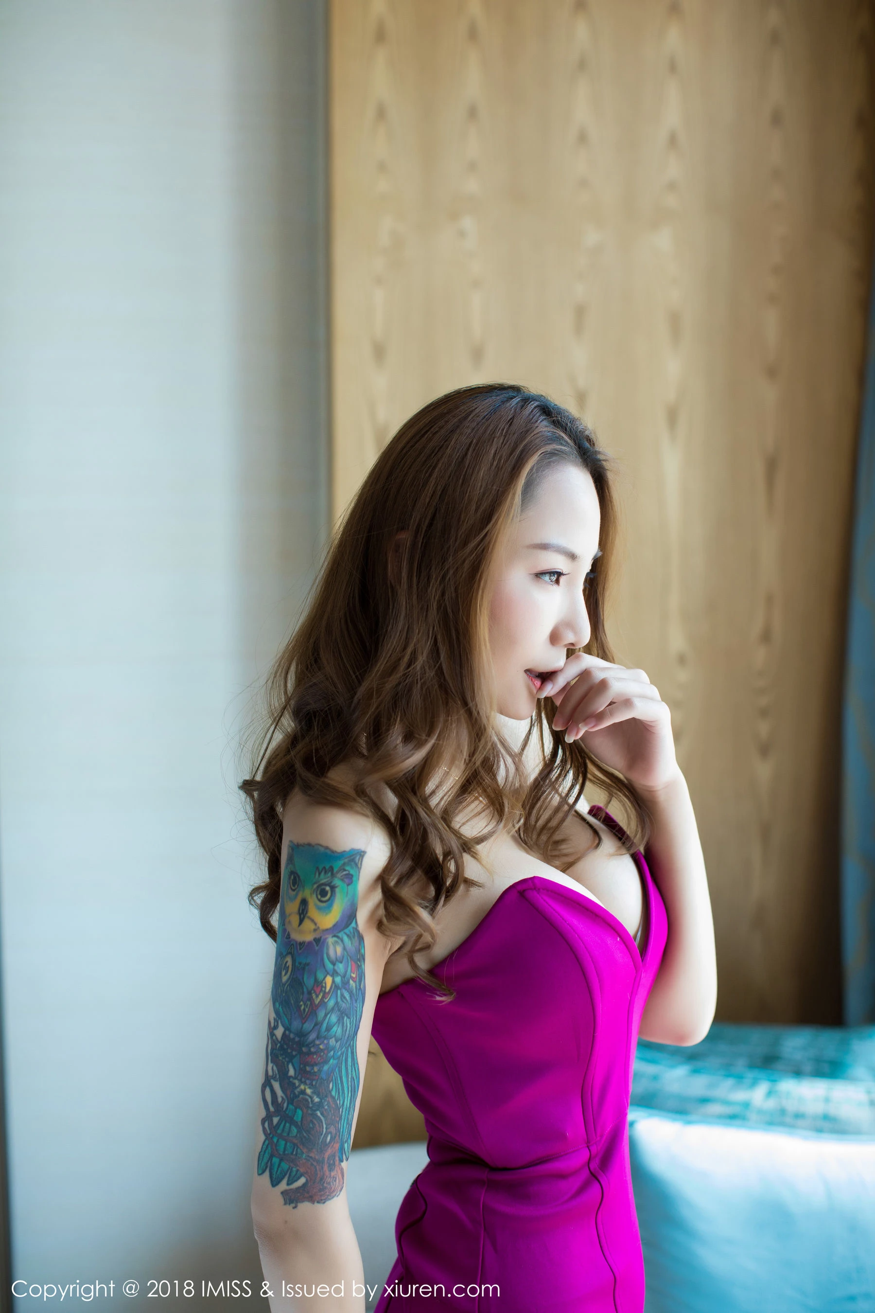 模特Vissa《独特的熟女气质》 爱蜜社IMiss Vol.257第1张