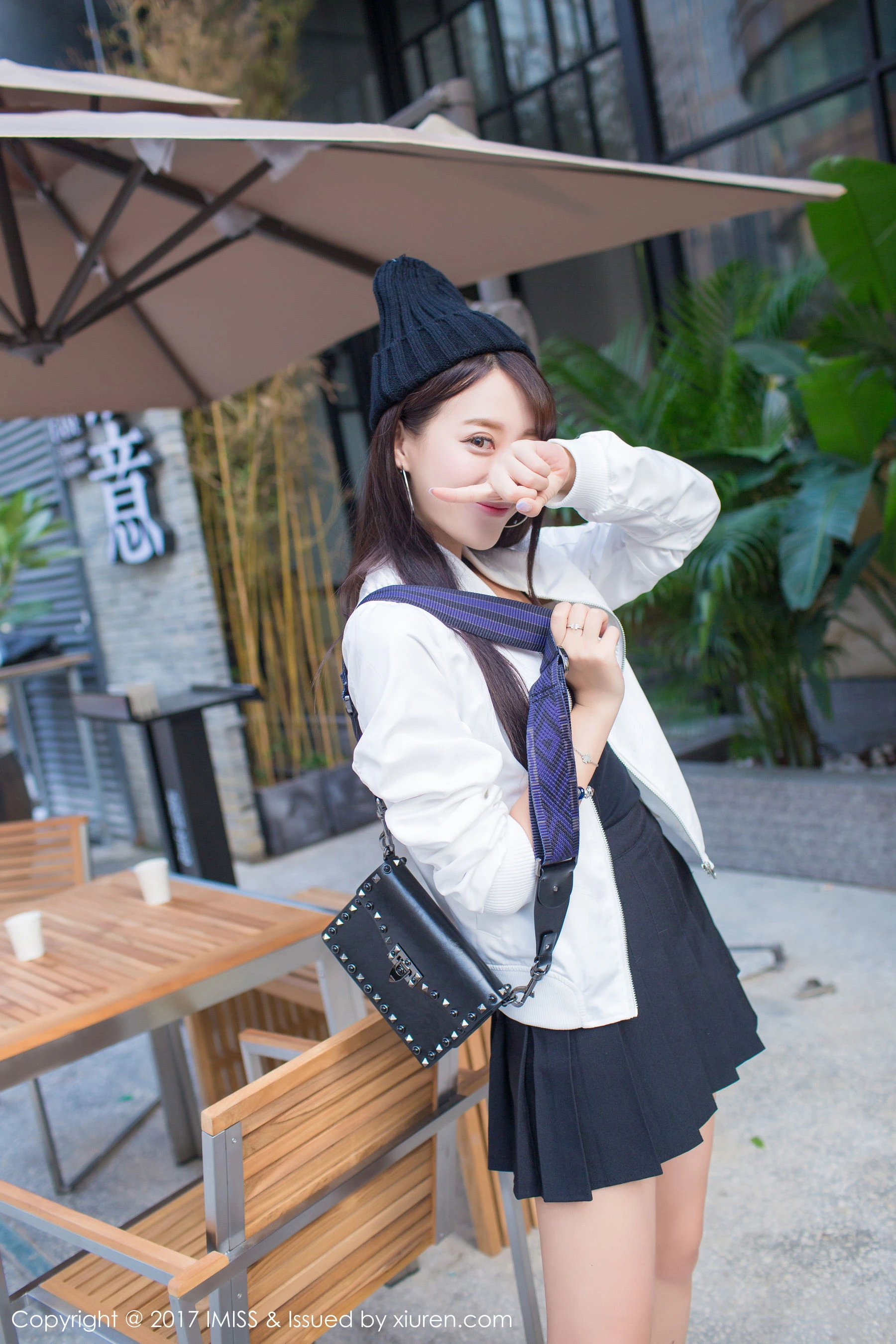 女神@王曼妮好Q街拍系列 爱蜜社 VOL.163第11张