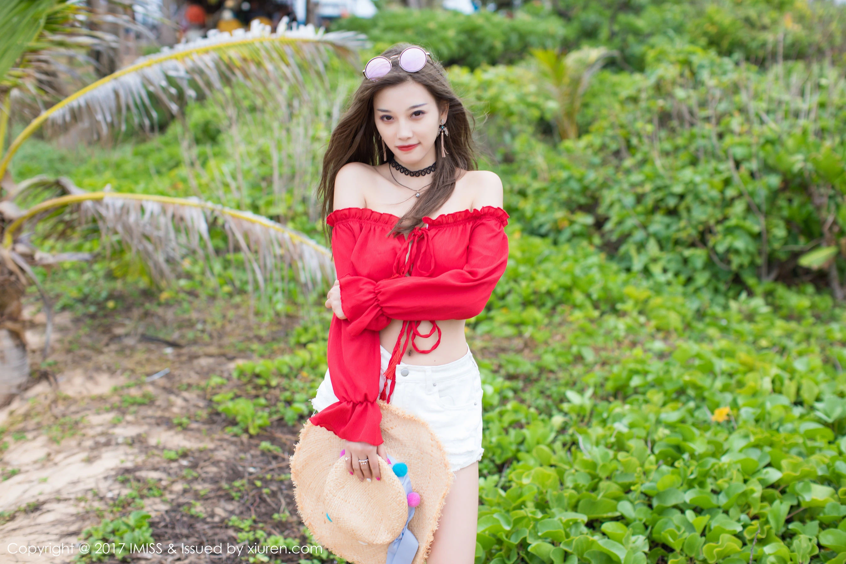  杨晨晨sugar《阳光和沙滩，香车与美人》 爱蜜社IMiss Vol.185第12张