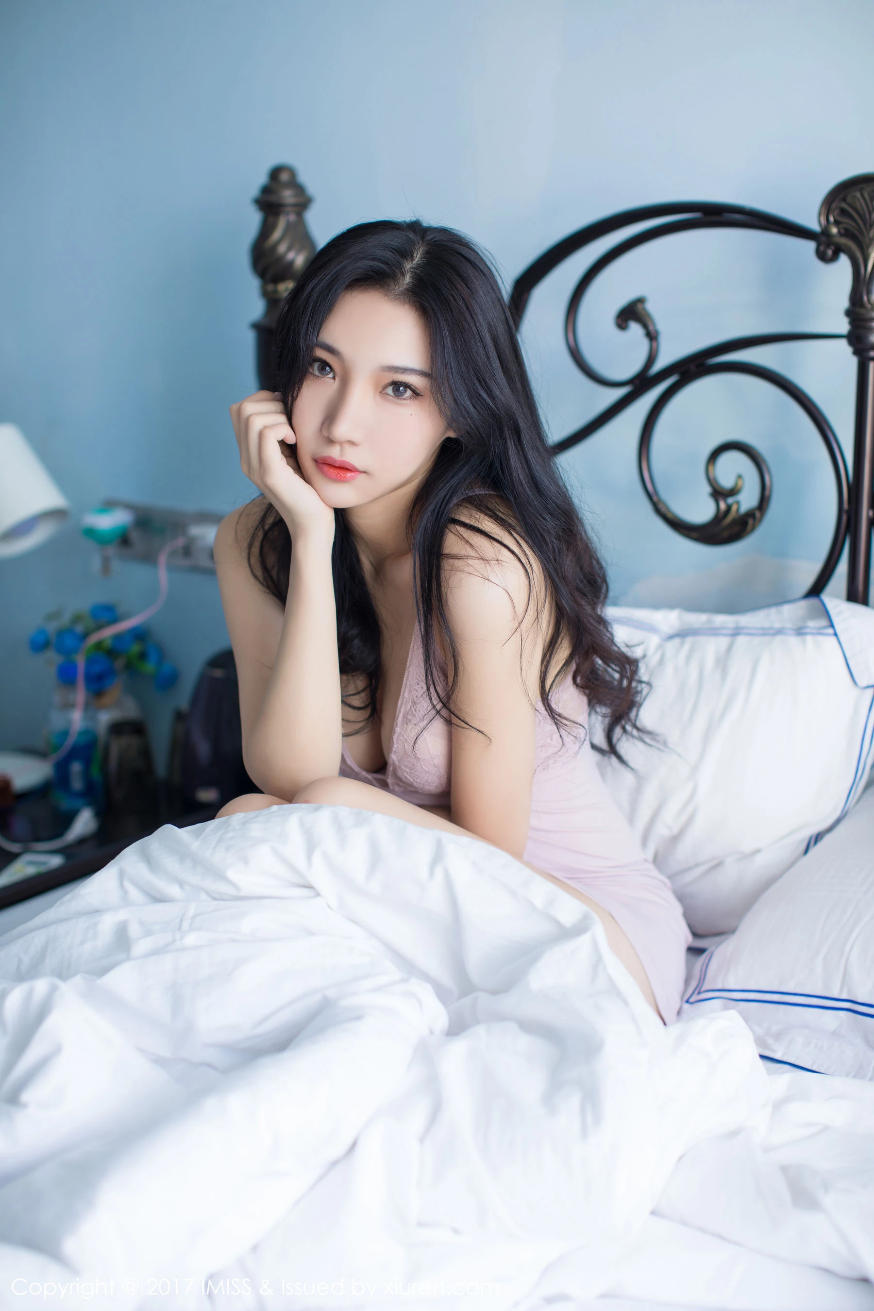 小狐狸Sica《粉红私房》 爱蜜社IMiss VOL.197第1张