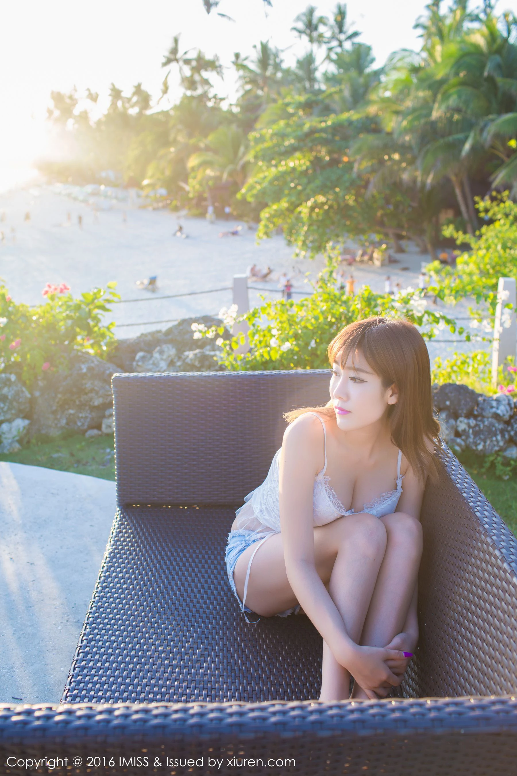 程小烦不烦《性感比基尼+蕾丝马甲内衣》 爱蜜社IMiss Vol.059第15张