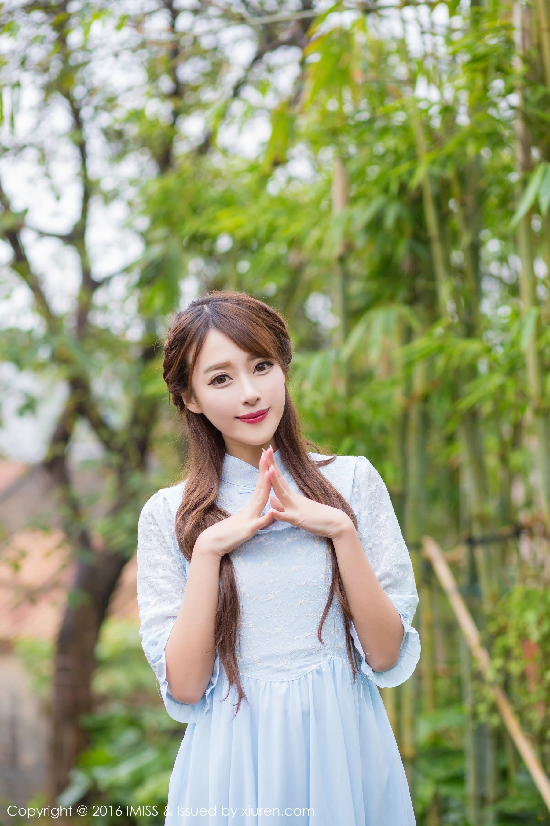 王曼妮、谭小雅《古典旗袍系列》爱蜜社IMiss Vol.070第11张