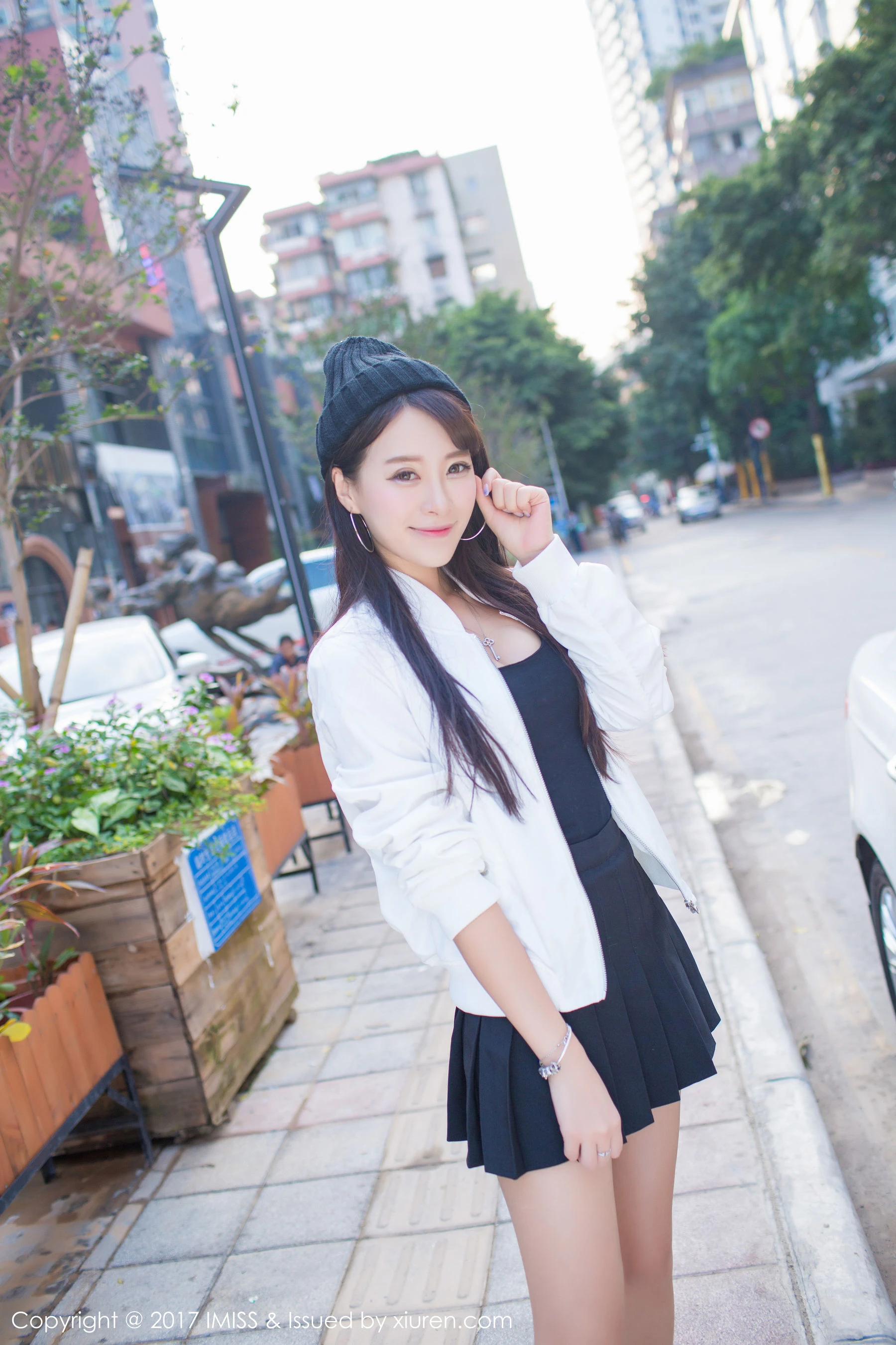 女神@王曼妮好Q街拍系列 爱蜜社 VOL.163第13张