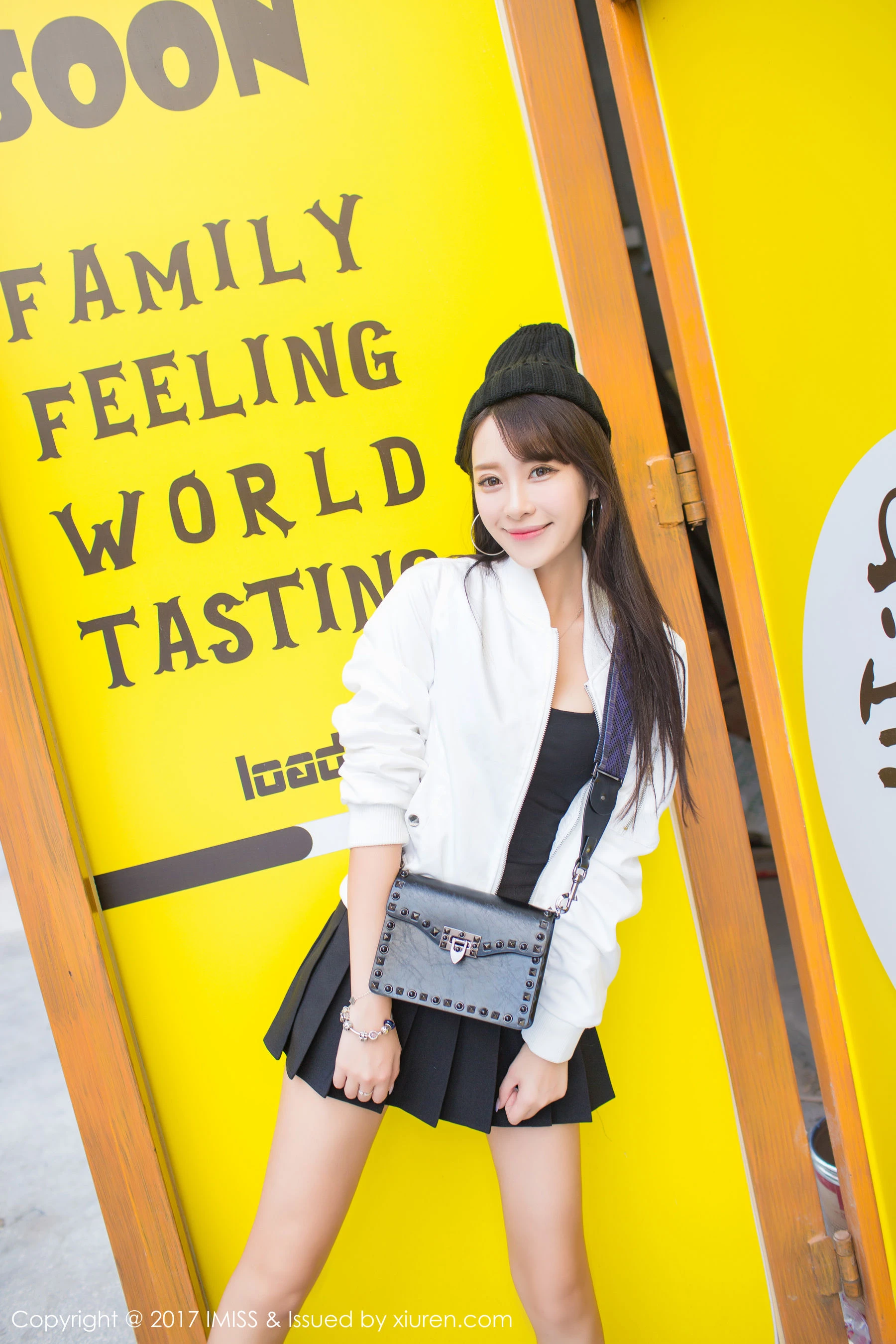 女神@王曼妮好Q街拍系列 爱蜜社 VOL.163第10张