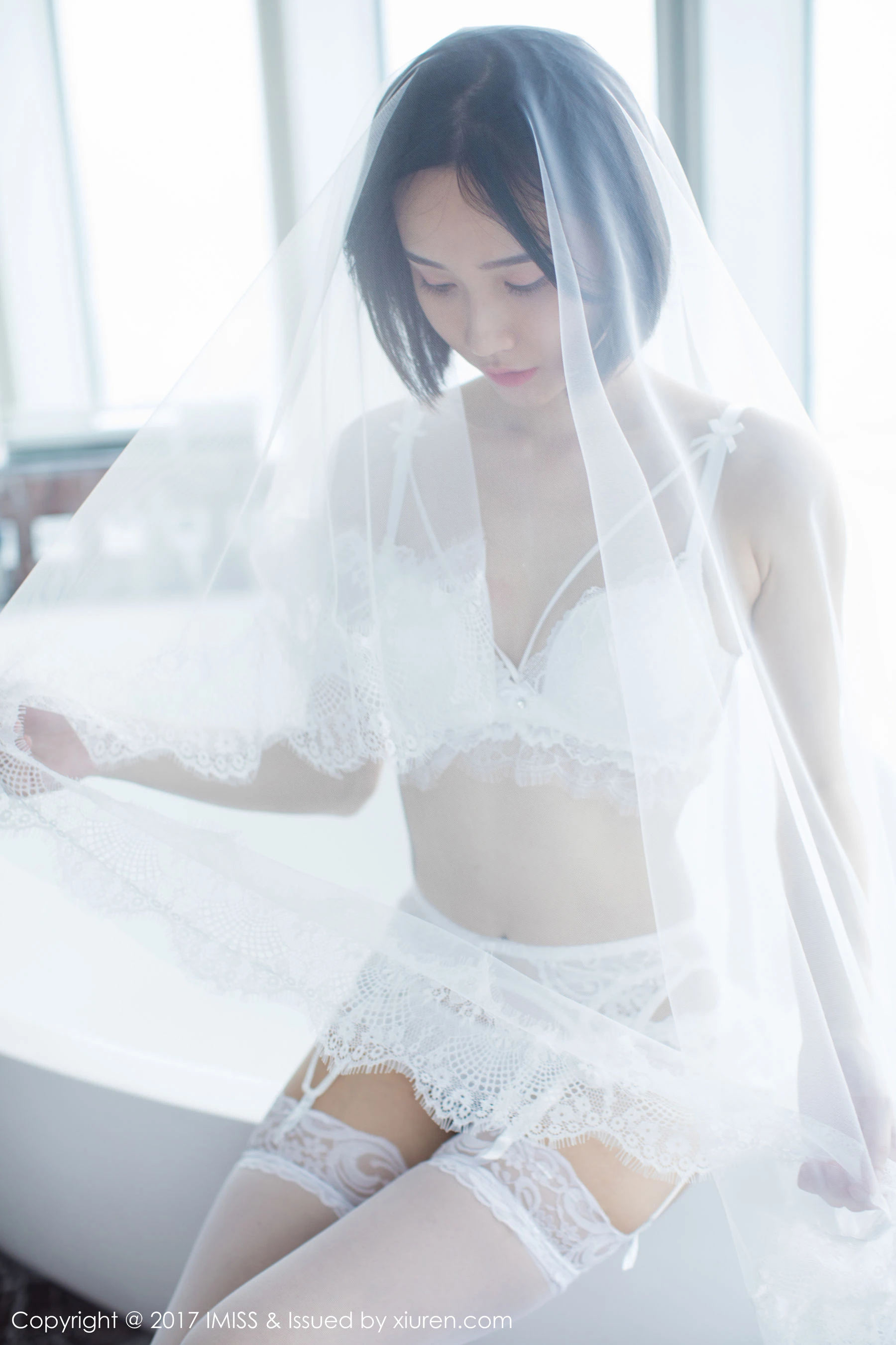  莉雅Livia《日系短发女神》 爱蜜社 VOL.178第14张