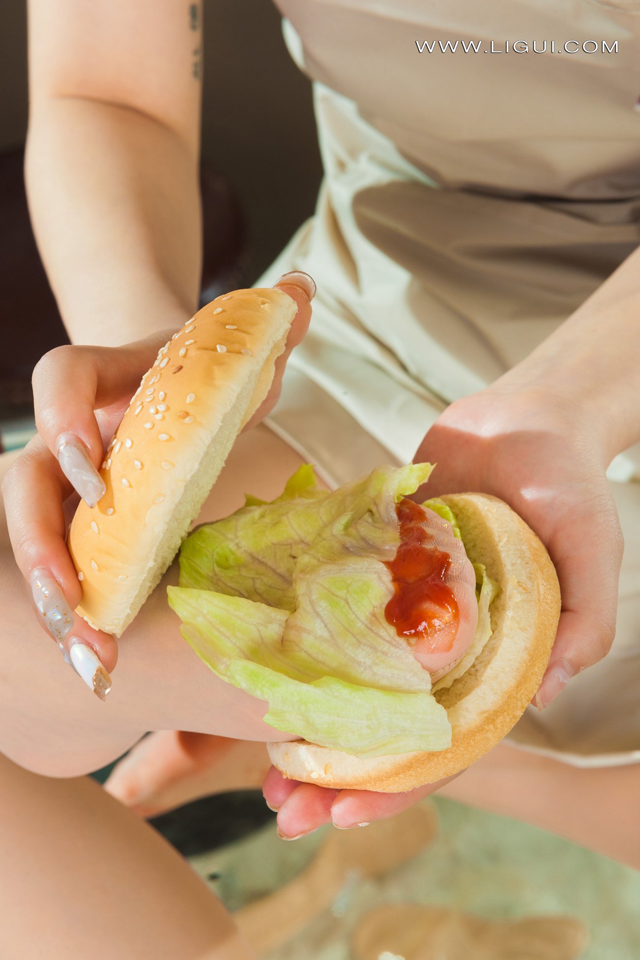 [Ligui丽柜]2022.03.18 《莲食记-超级汉堡》小智贤第14张