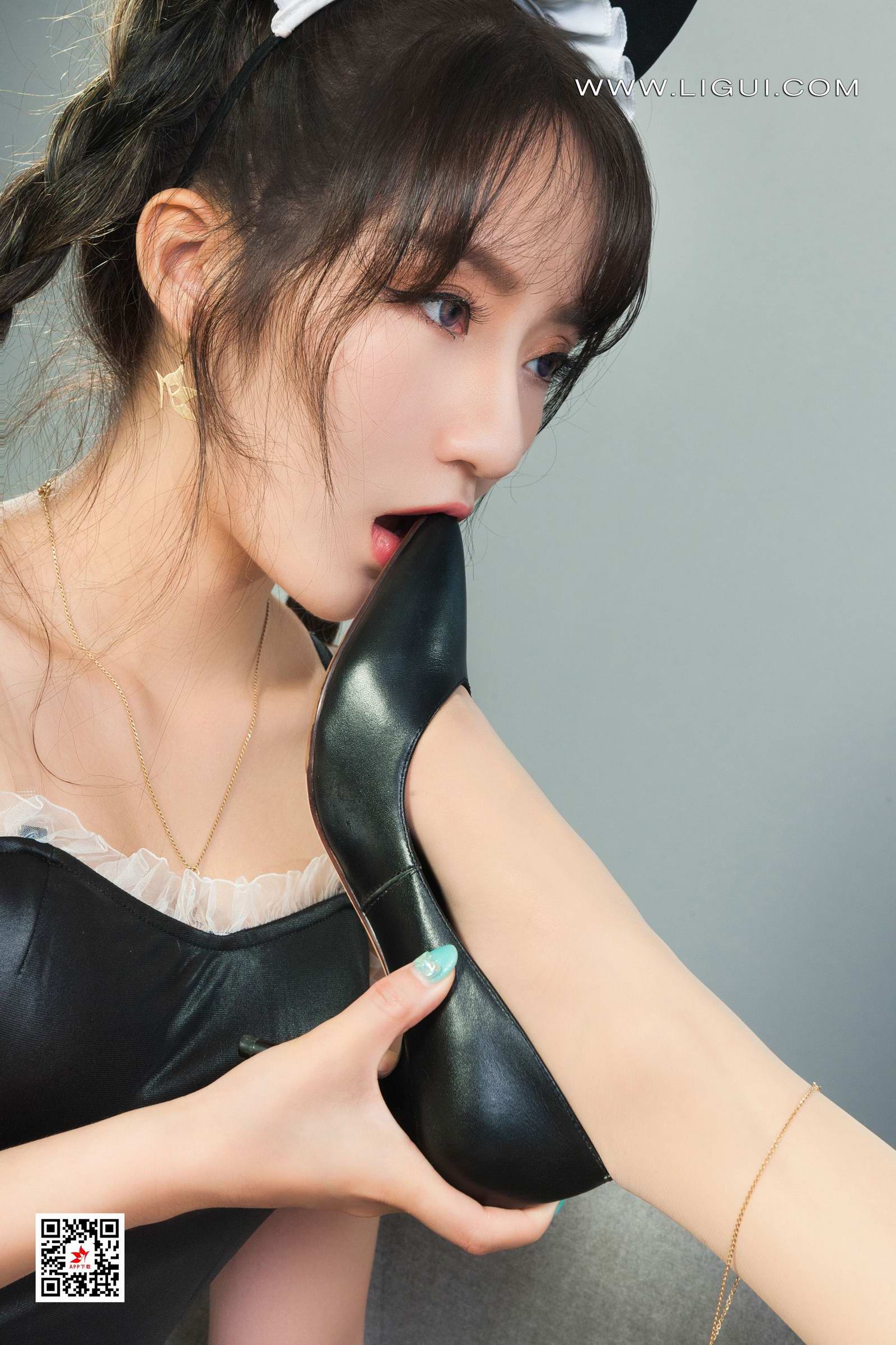 Ligui丽柜 2022.04.14 网络丽人 Model 汐汐&amp;小七第2张