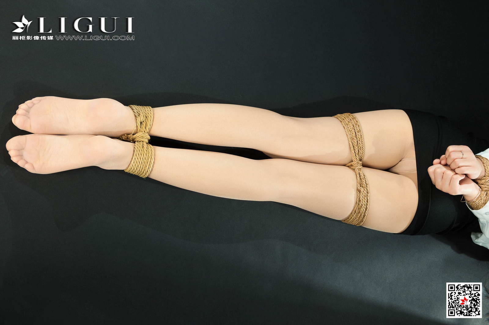 Ligui丽柜 2020.10.02《紧缚新莲》白雪第4张