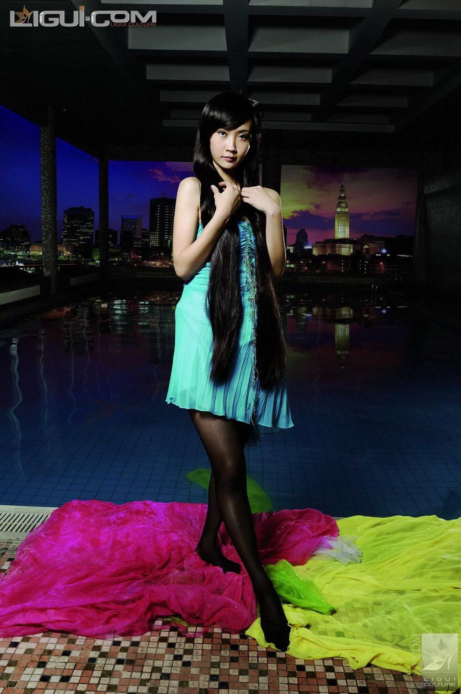 Model 马鑫茹《人鱼的梦想》 [丽柜LiGui] 丝足写真第7张